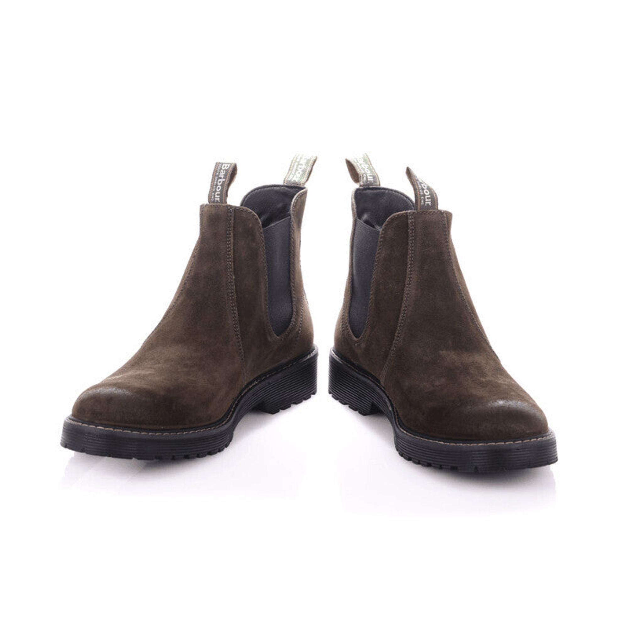 Product image 11 of 11 of Barbour Men's Patton Chelsea Boots - Oiled Brown Suede