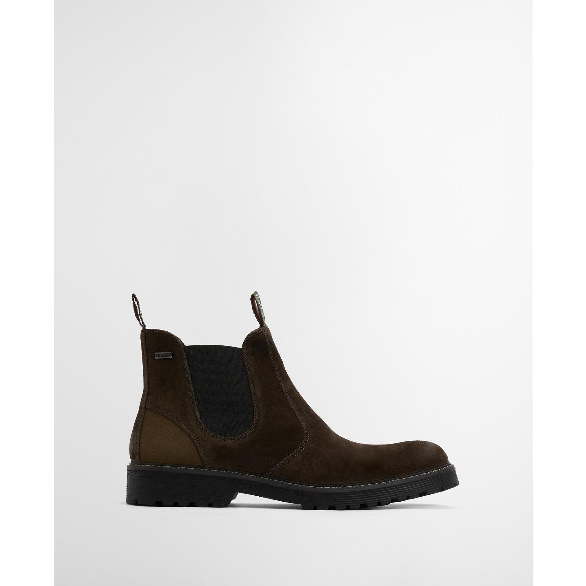Product image 2 of 11 of Barbour Men's Patton Chelsea Boots - Oiled Brown Suede