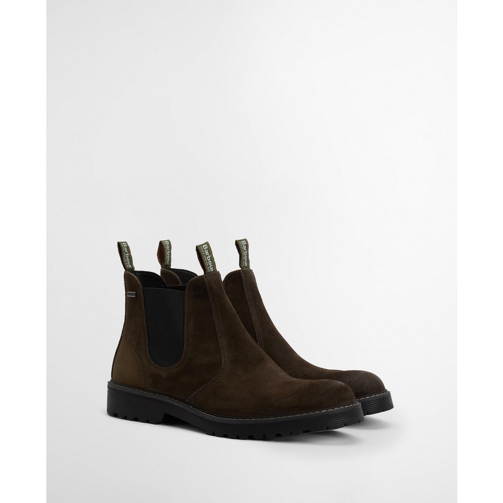 Product image 3 of 11 of Barbour Men's Patton Chelsea Boots - Oiled Brown Suede