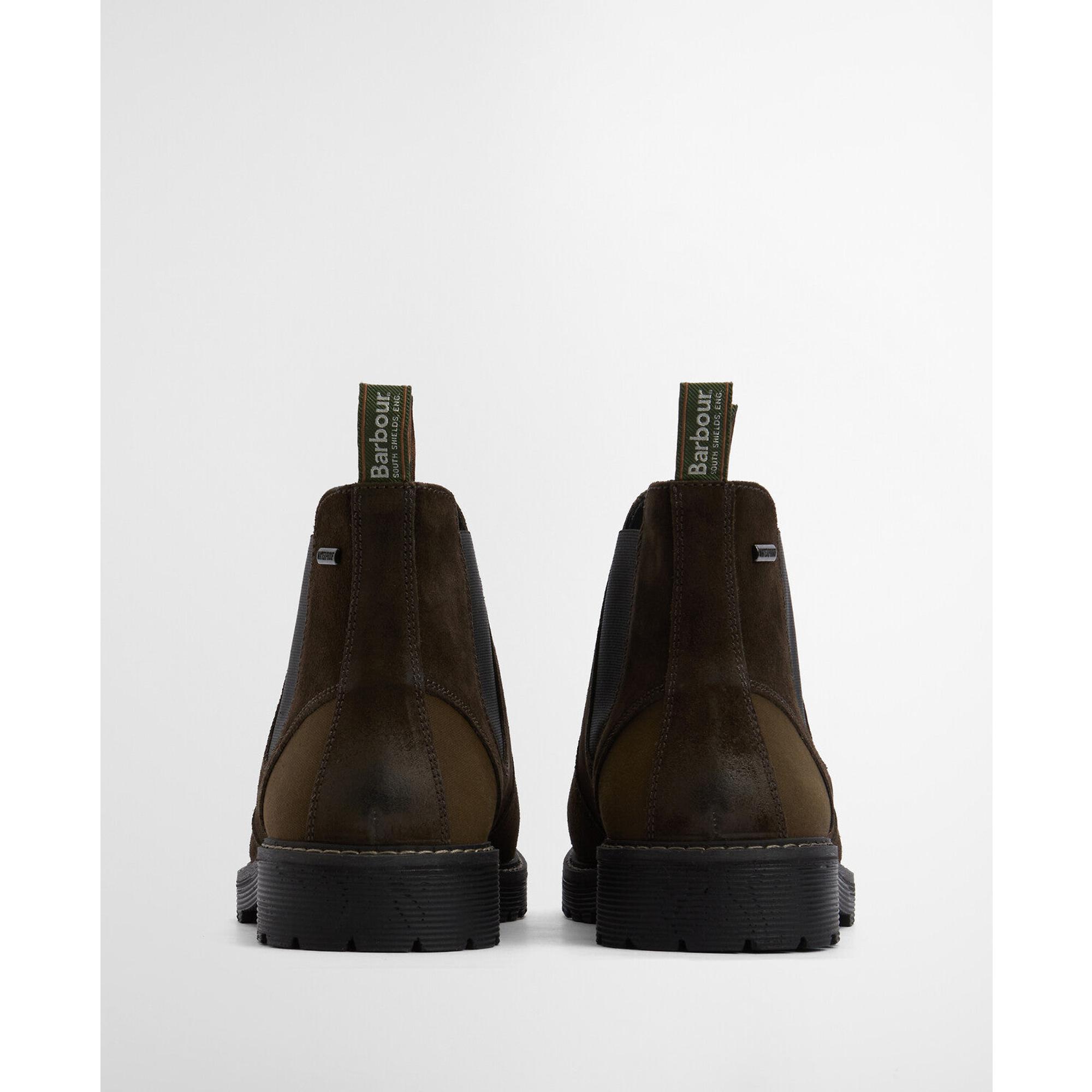 Product image 4 of 11 of Barbour Men's Patton Chelsea Boots - Oiled Brown Suede