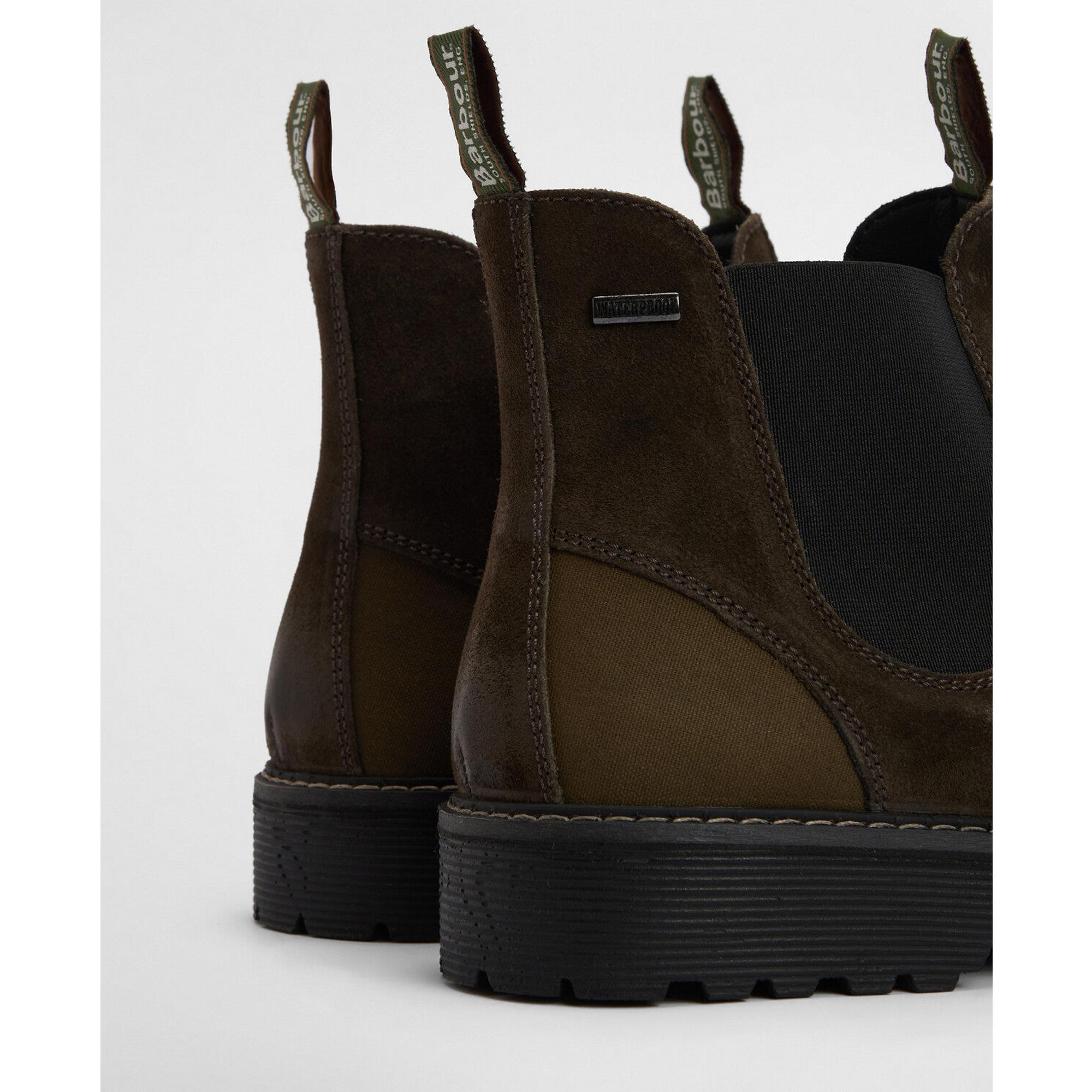 Product image 5 of 11 of Barbour Men's Patton Chelsea Boots - Oiled Brown Suede