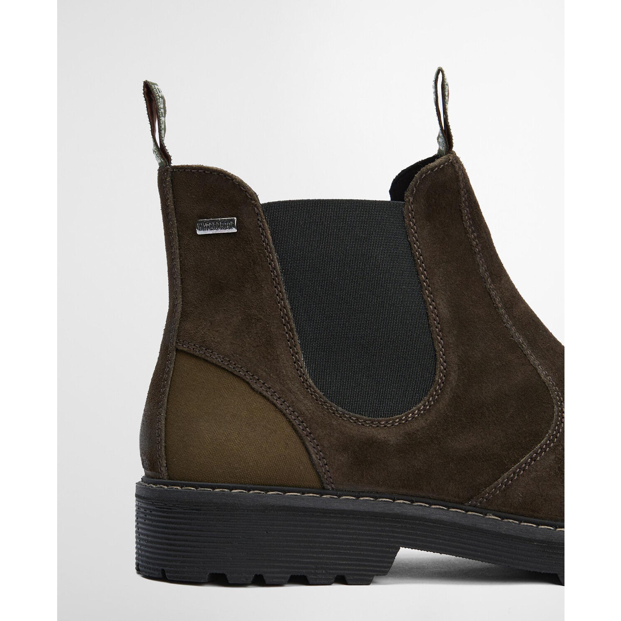 Product image 7 of 11 of Barbour Men's Patton Chelsea Boots - Oiled Brown Suede
