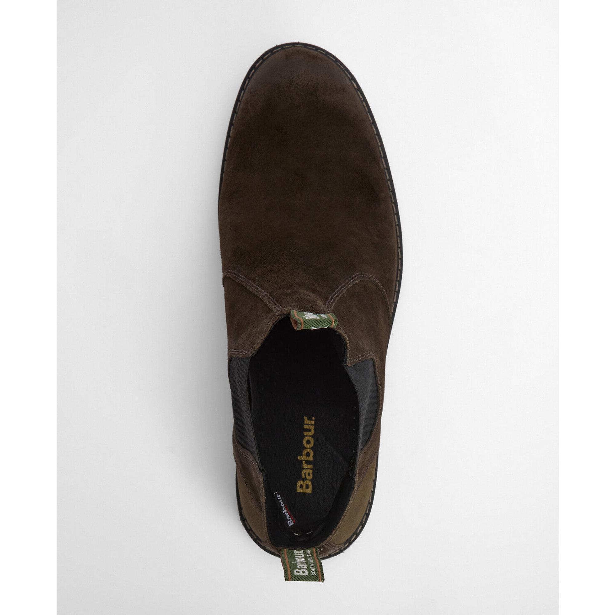 Product image 8 of 11 of Barbour Men's Patton Chelsea Boots - Oiled Brown Suede