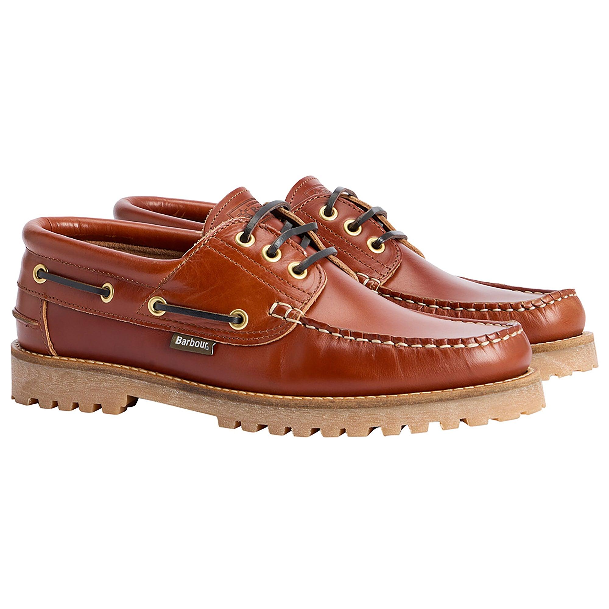 Product image 1 of 8 of Barbour Men's Re-Engineered Deck Boat Shoes - Tan