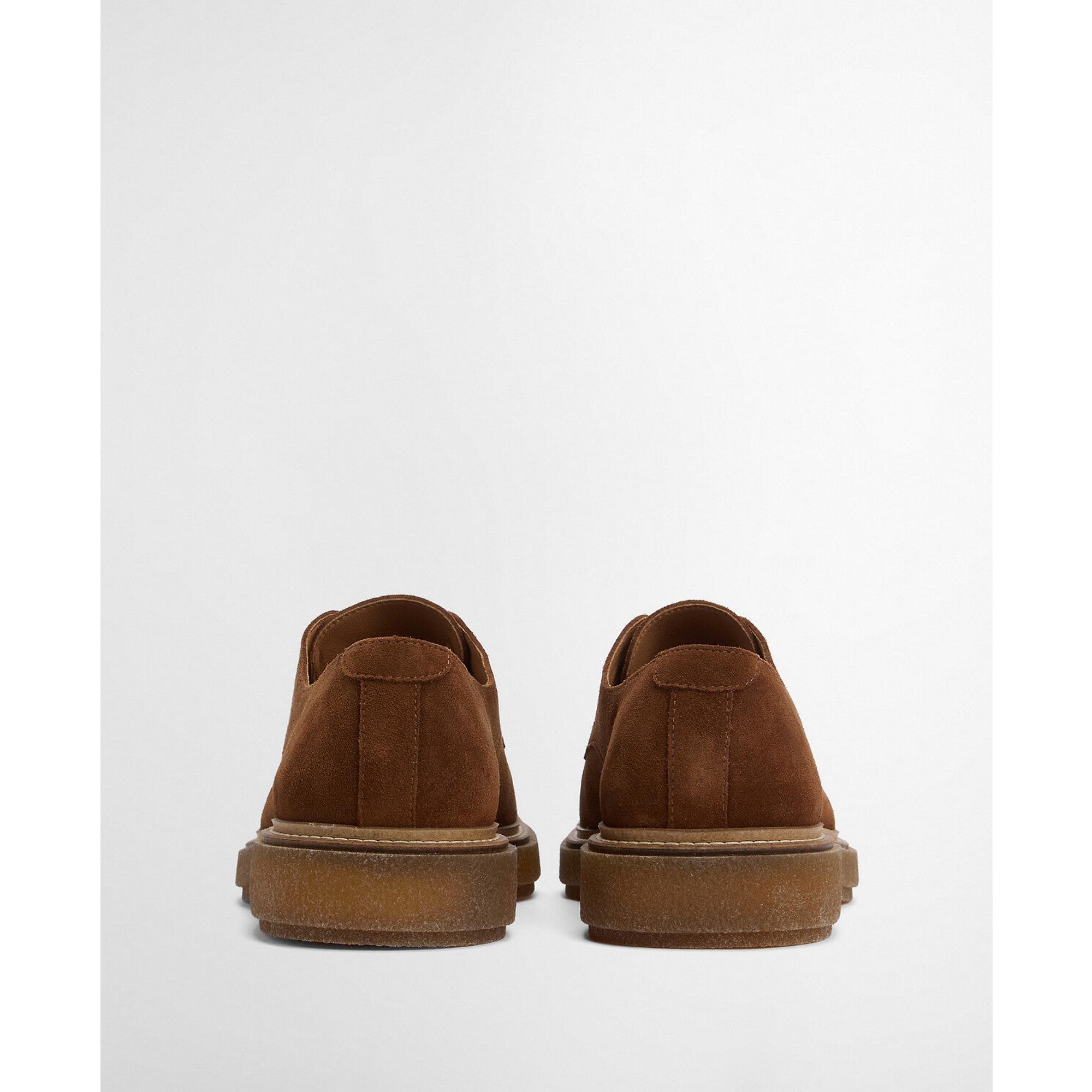 Product image 3 of 8 of Barbour Men's Harefield Derby Shoes - Toffee Suede