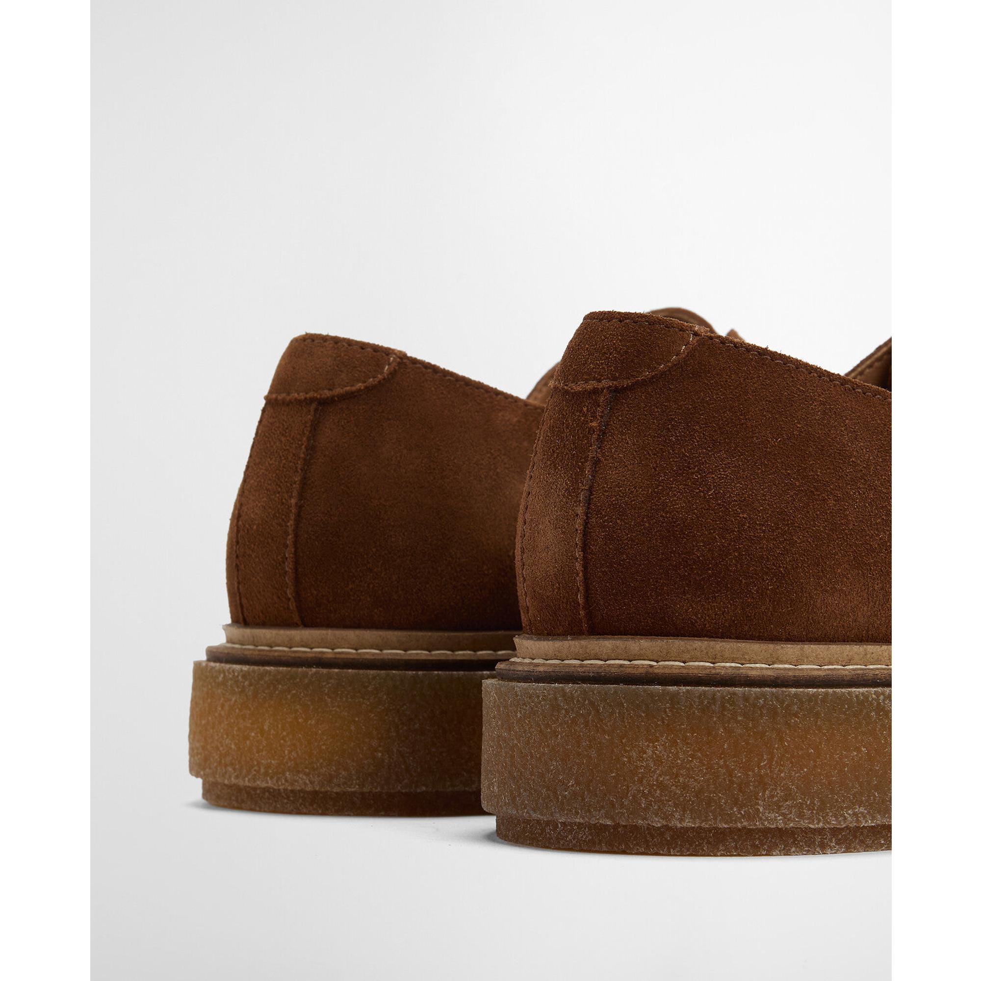 Product image 4 of 8 of Barbour Men's Harefield Derby Shoes - Toffee Suede