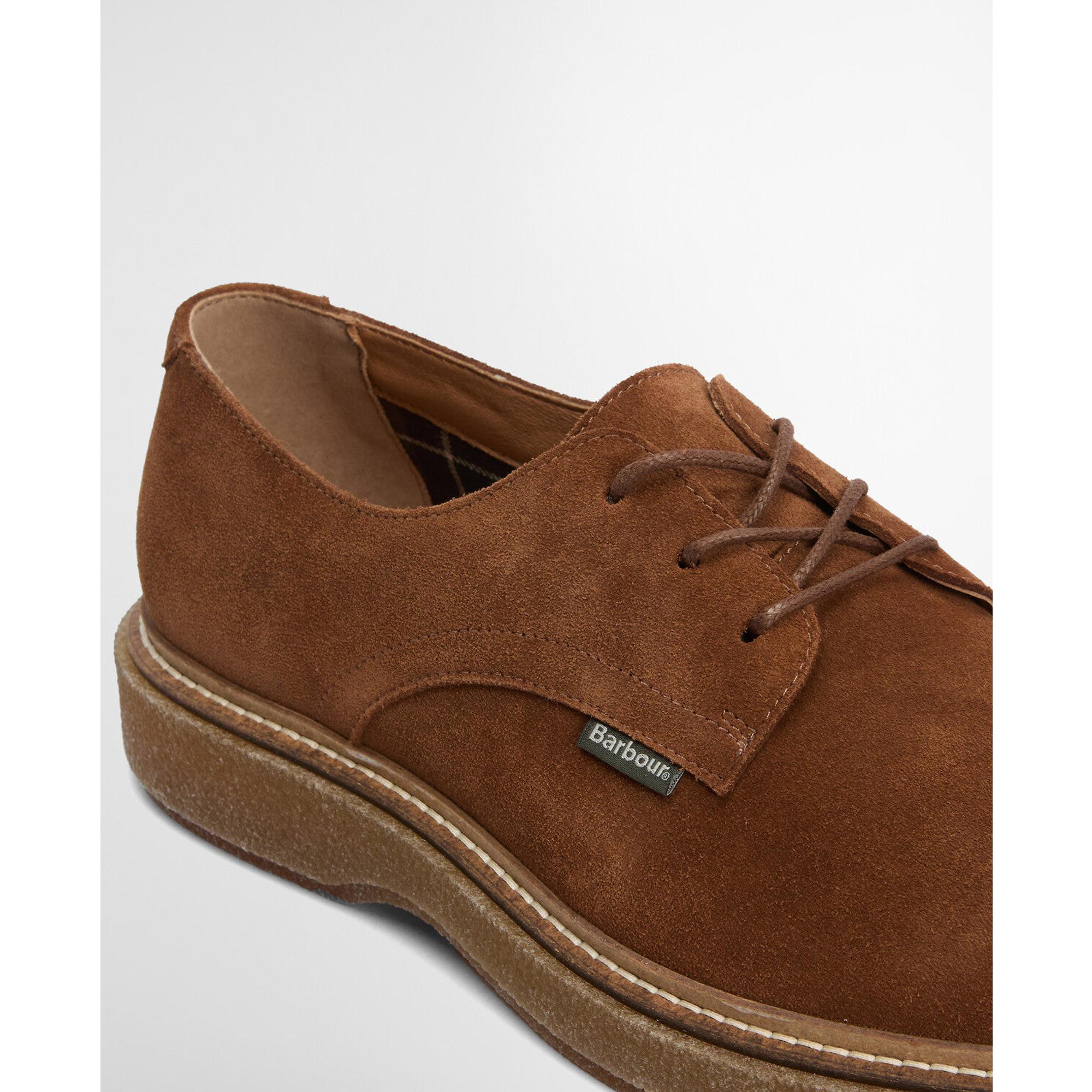 Product image 5 of 8 of Barbour Men's Harefield Derby Shoes - Toffee Suede