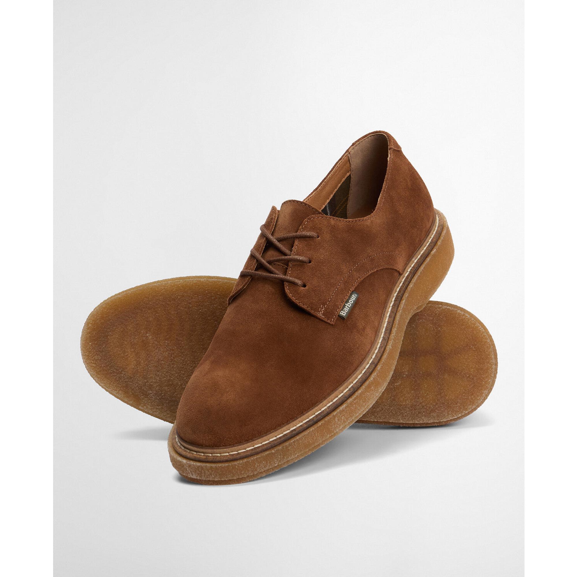 Product image 6 of 8 of Barbour Men's Harefield Derby Shoes - Toffee Suede