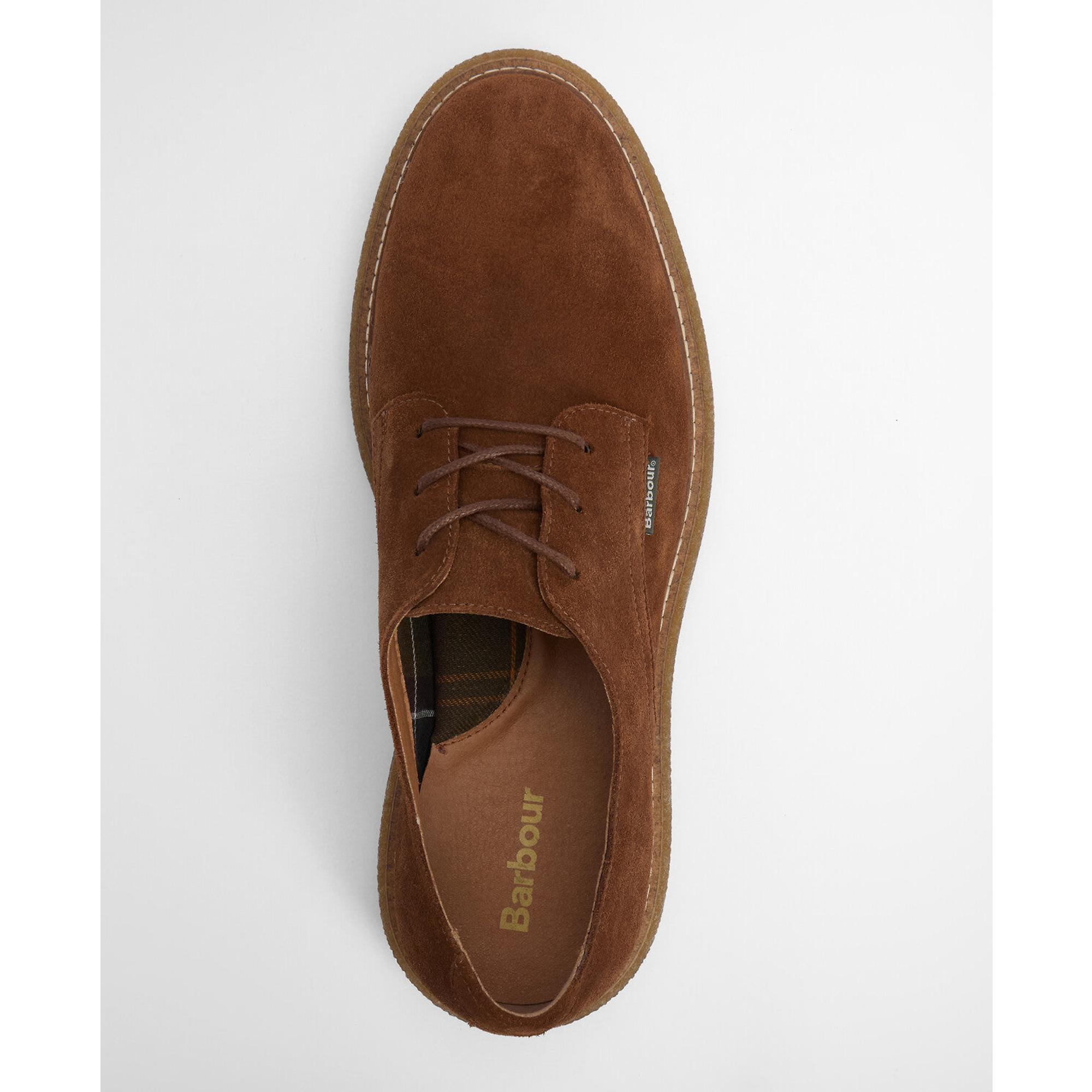 Product image 7 of 8 of Barbour Men's Harefield Derby Shoes - Toffee Suede