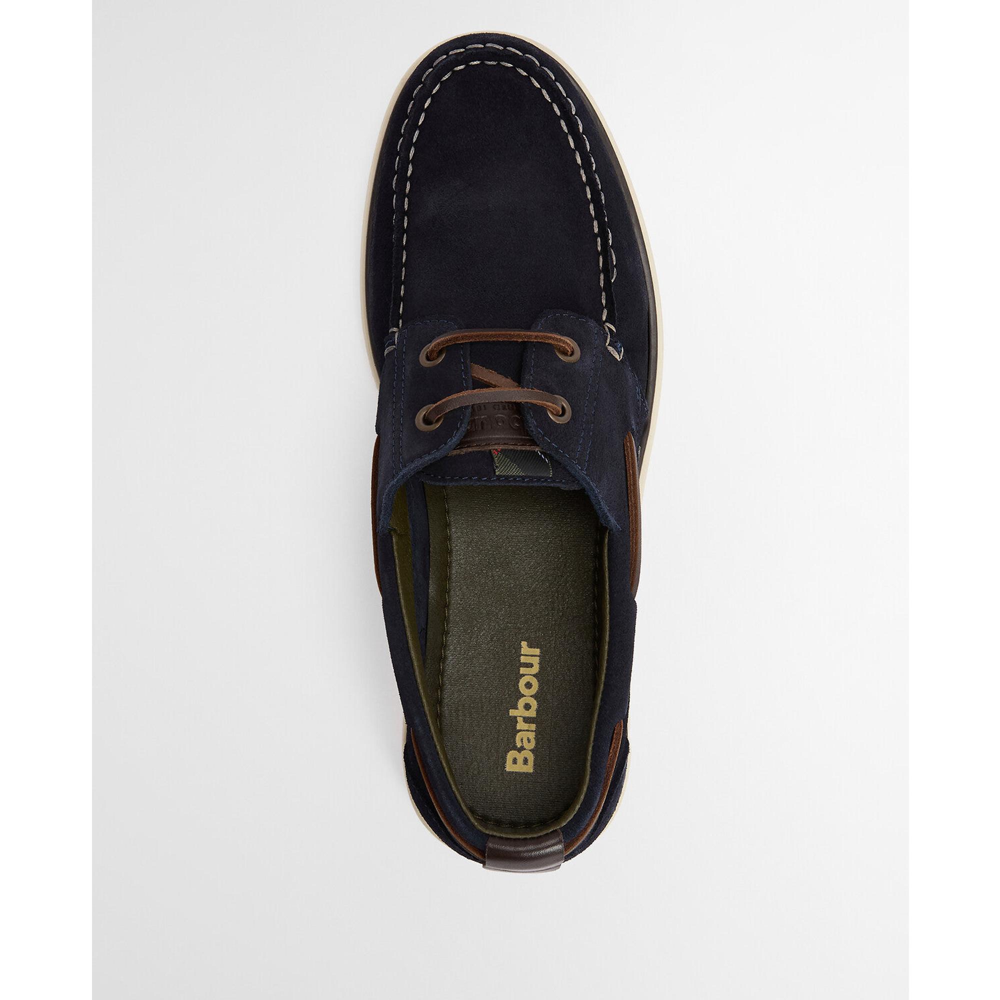Product image 6 of 9 of Barbour Men's Rothley Boat Shoes - Navy Suede