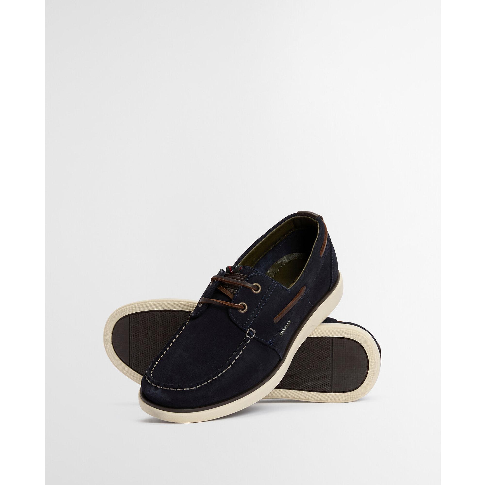 Product image 7 of 9 of Barbour Men's Rothley Boat Shoes - Navy Suede