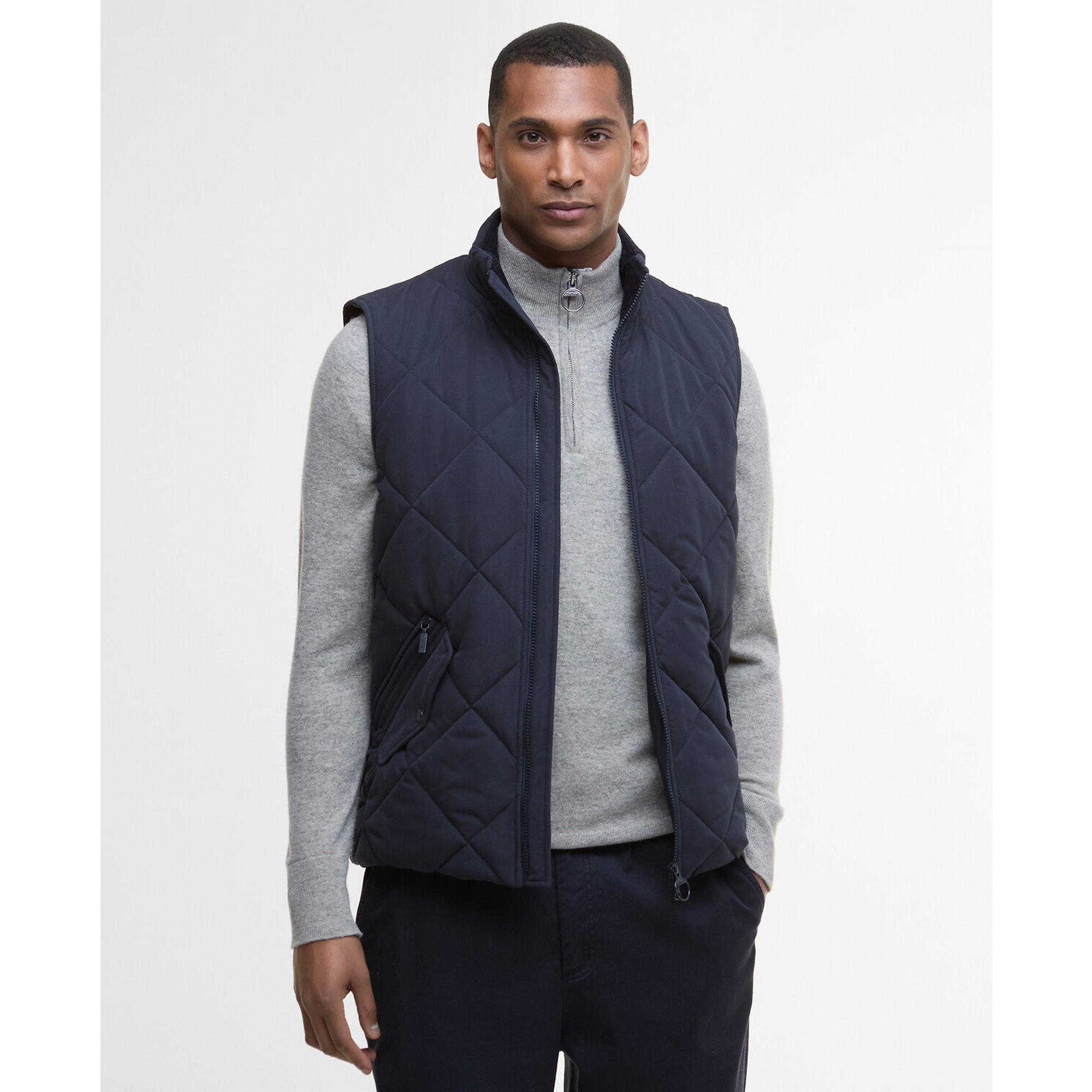 Product image 2 of 7 of Barbour Men's City Chelsea Quilted Gilet - Dark Navy/Midnight Oak
