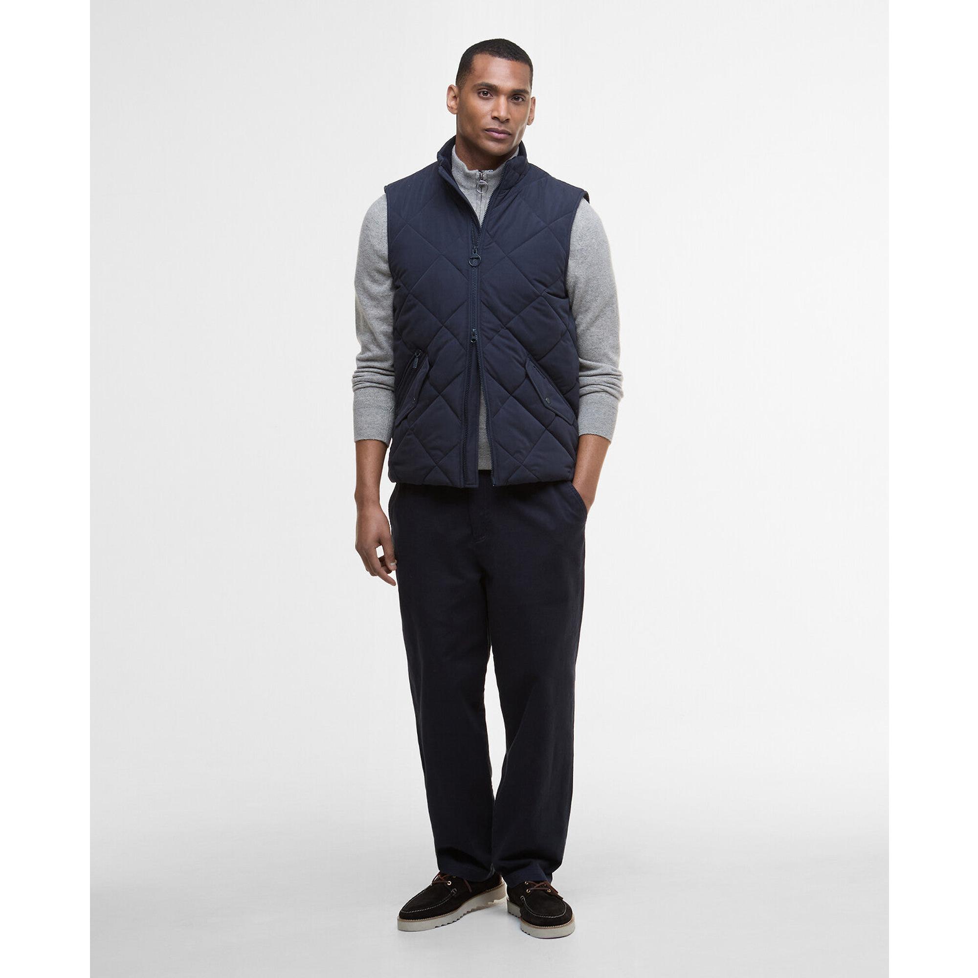 Product image 3 of 7 of Barbour Men's City Chelsea Quilted Gilet - Dark Navy/Midnight Oak