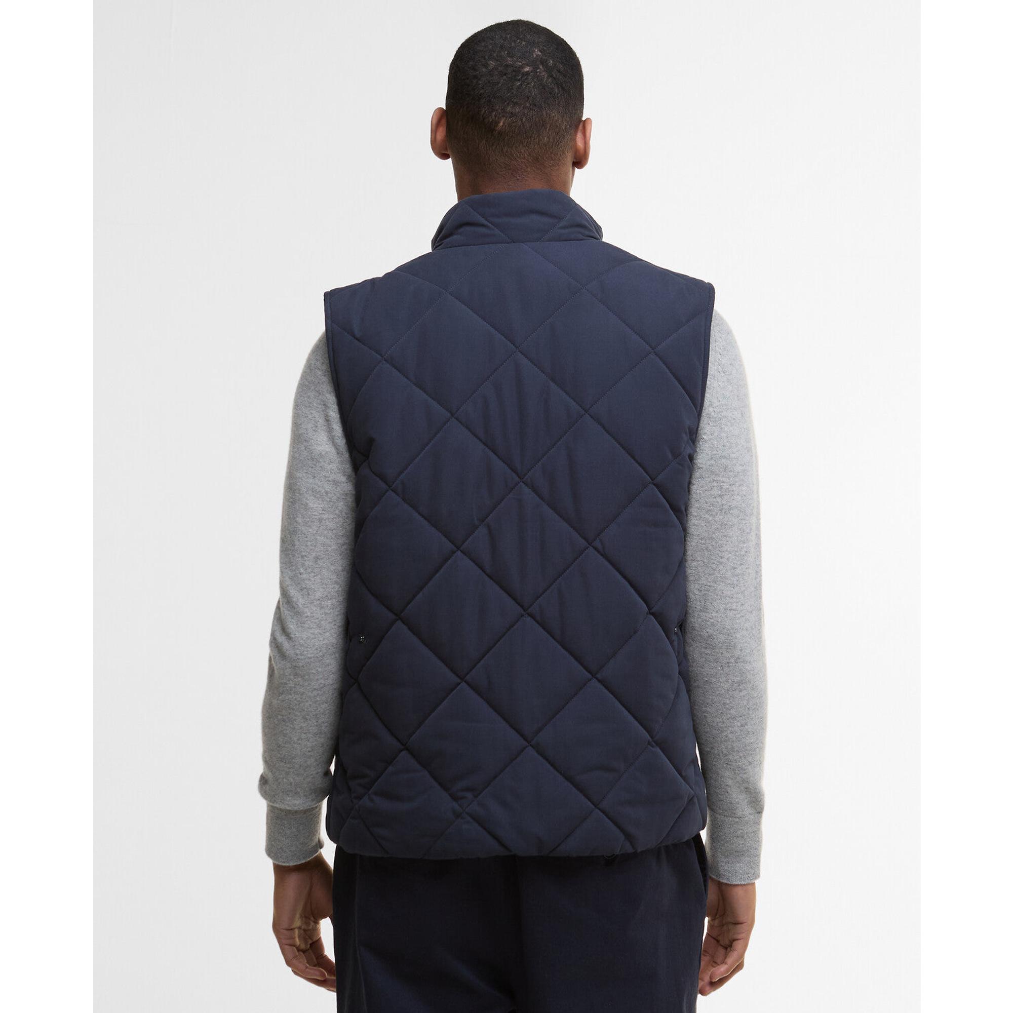 Product image 4 of 7 of Barbour Men's City Chelsea Quilted Gilet - Dark Navy/Midnight Oak