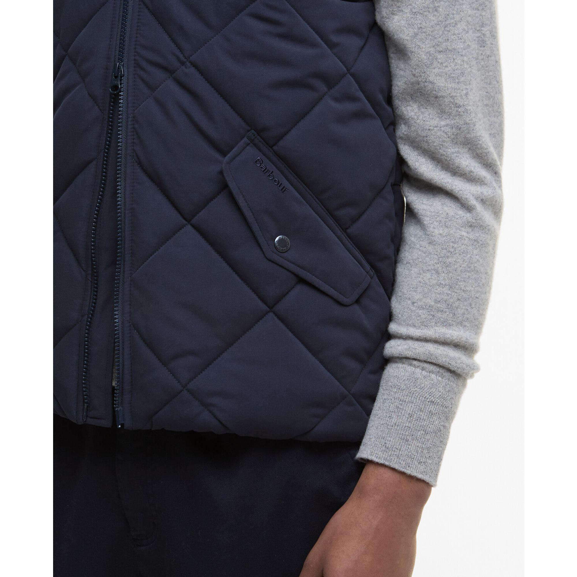Product image 6 of 7 of Barbour Men's City Chelsea Quilted Gilet - Dark Navy/Midnight Oak