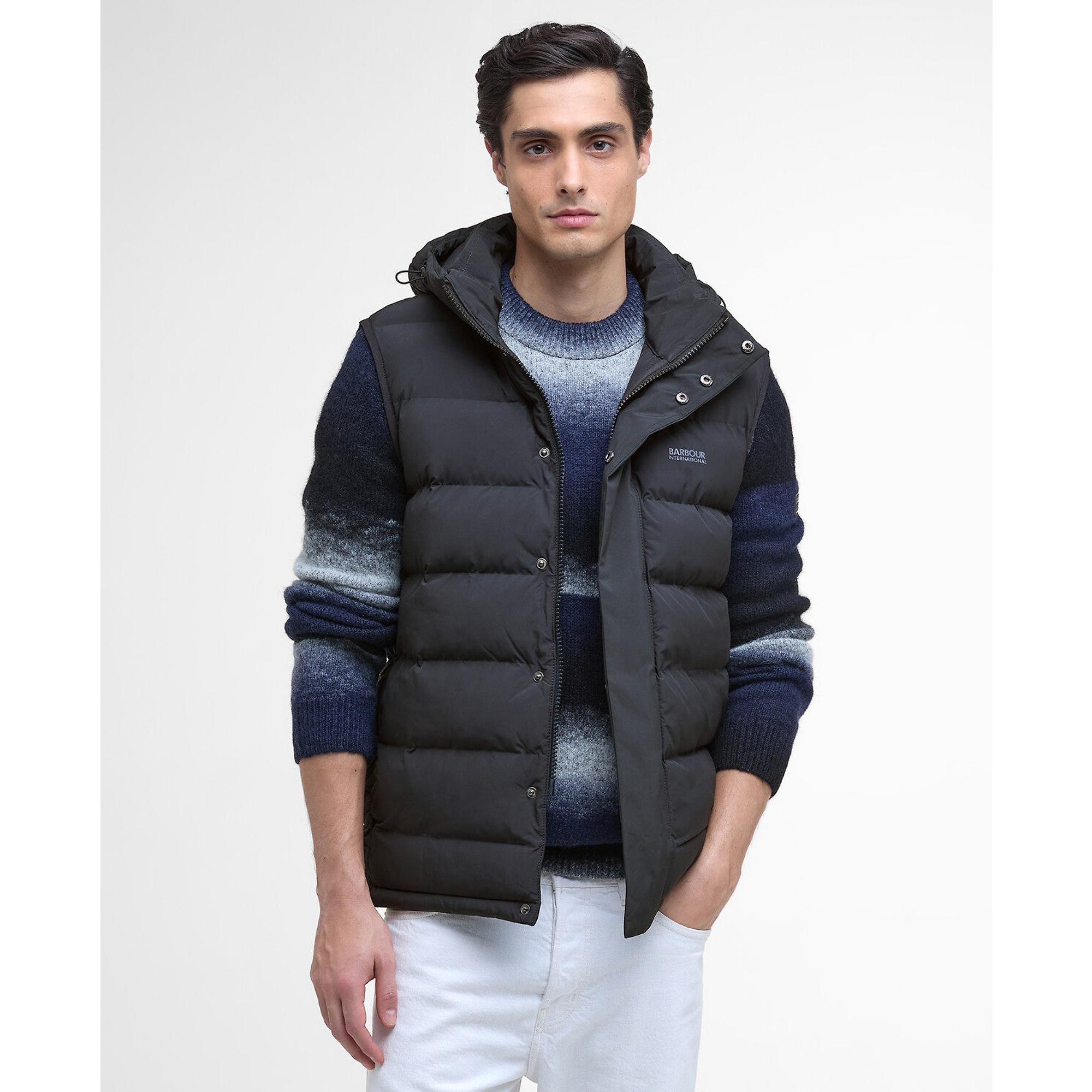 Product image 2 of 8 of Barbour International Men's Padley Puffer Gilet - Black