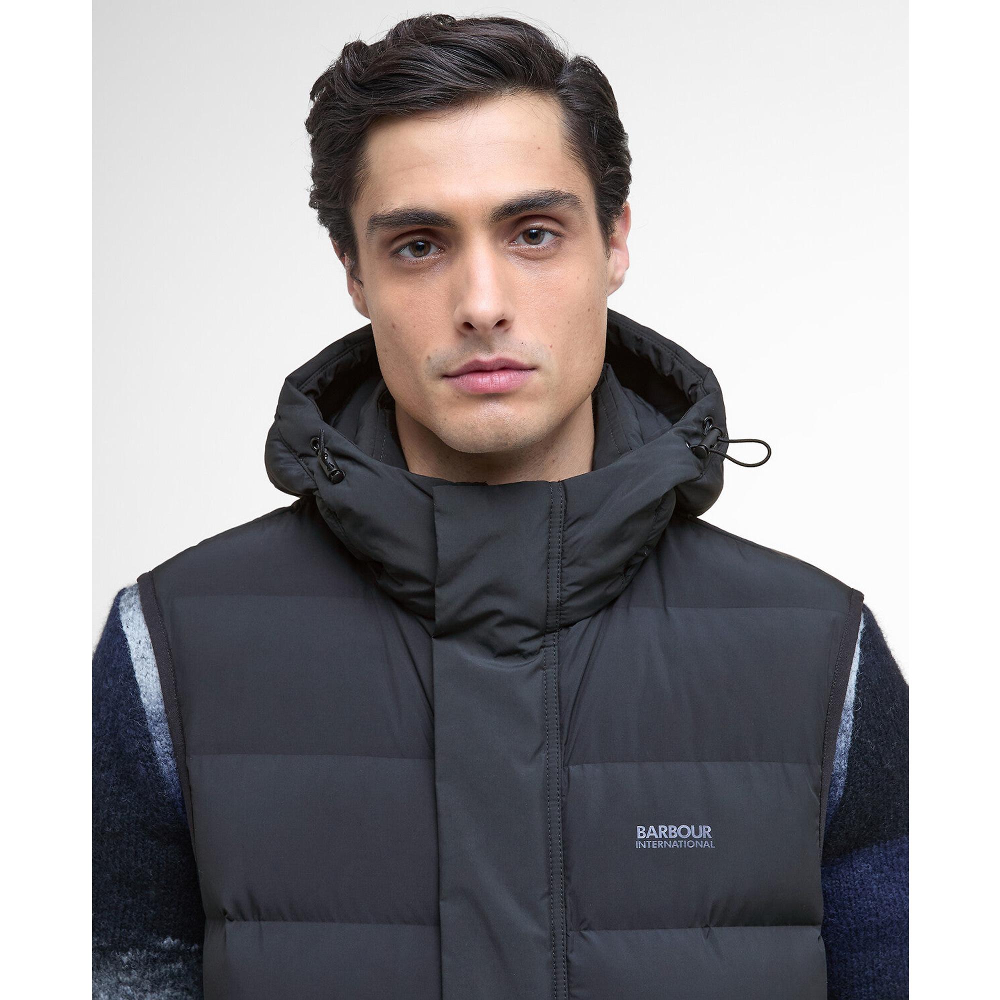 Product image 5 of 8 of Barbour International Men's Padley Puffer Gilet - Black