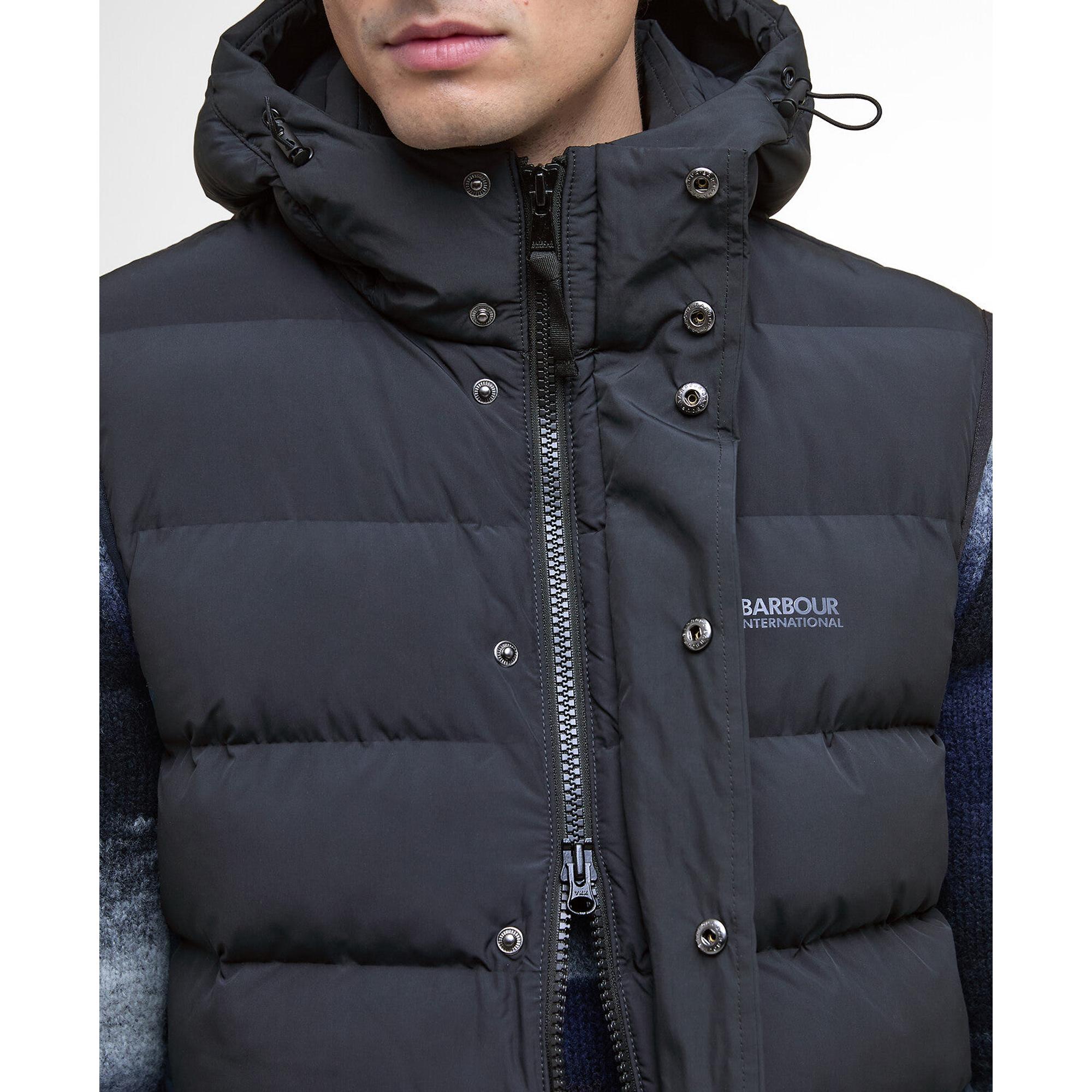 Product image 6 of 8 of Barbour International Men's Padley Puffer Gilet - Black