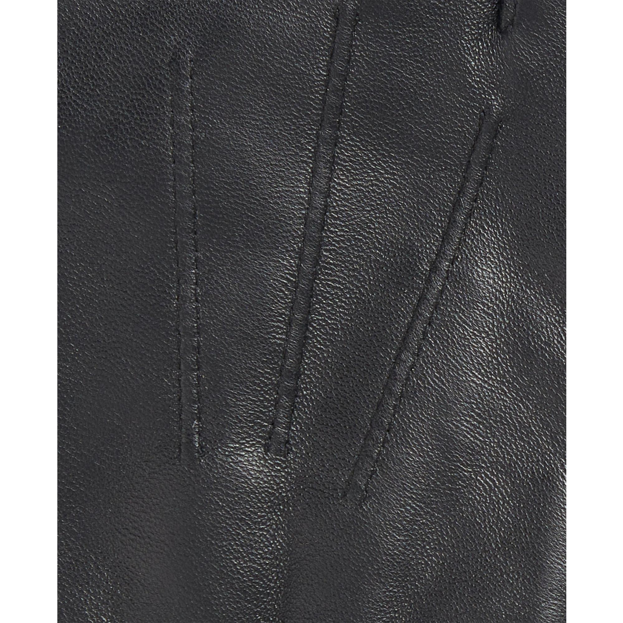 Product image 3 of 3 of Barbour Men's Burnished Leather Thinsulate Gloves - Black