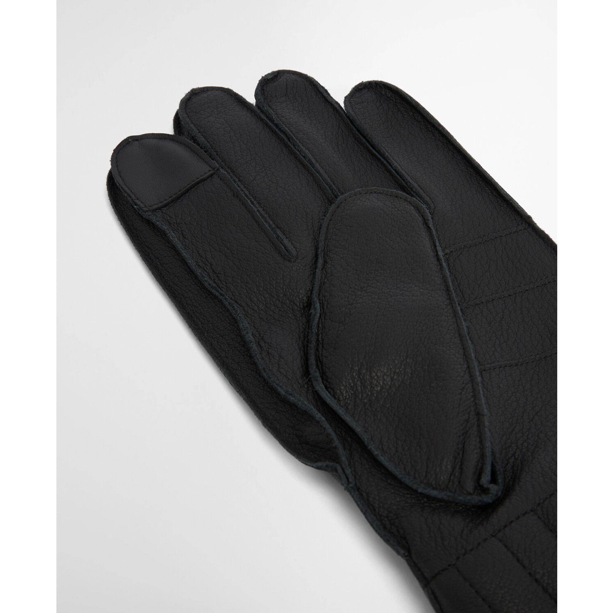 Product image 2 of 3 of Barbour Men's Leather Utility Gloves - Black