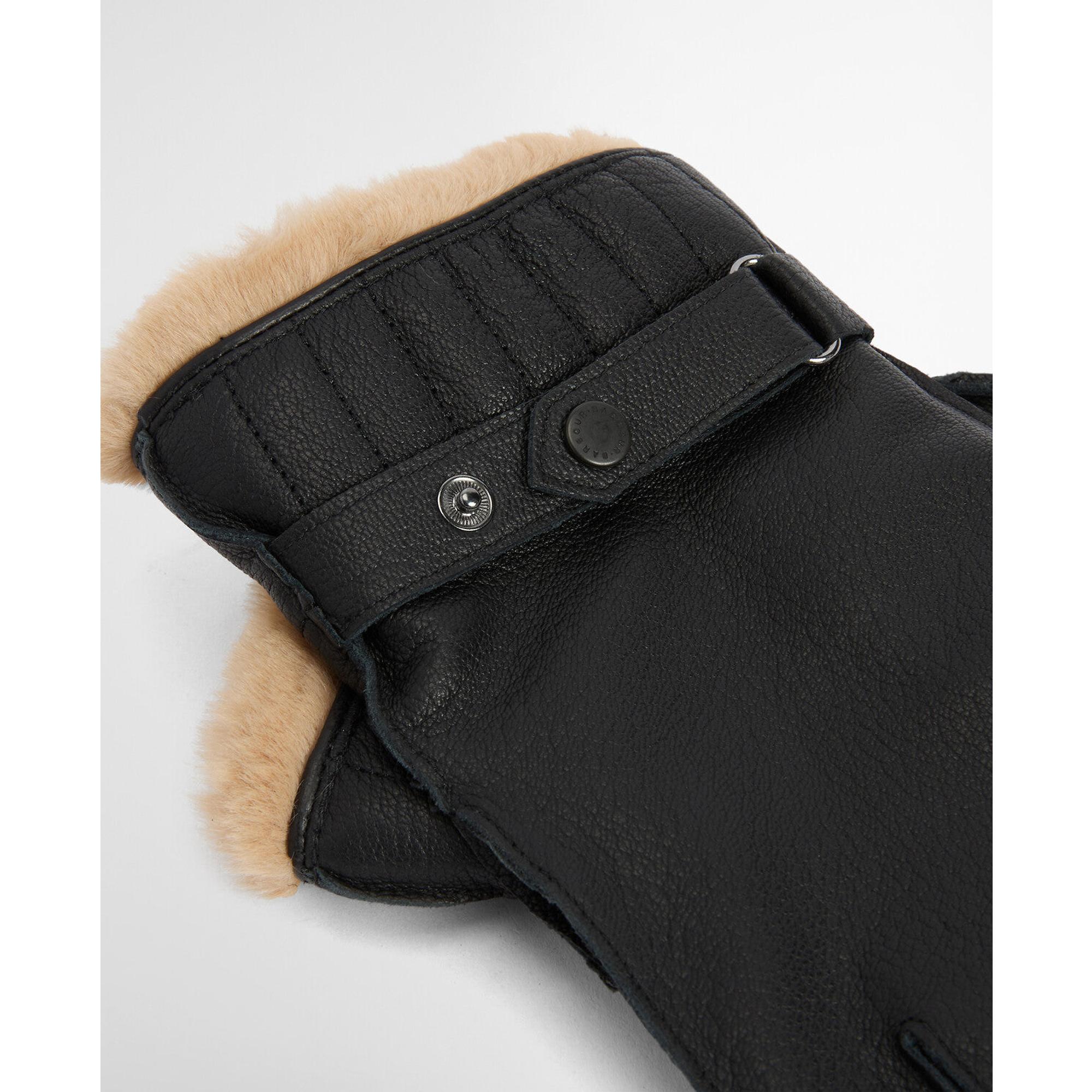 Product image 3 of 3 of Barbour Men's Leather Utility Gloves - Black