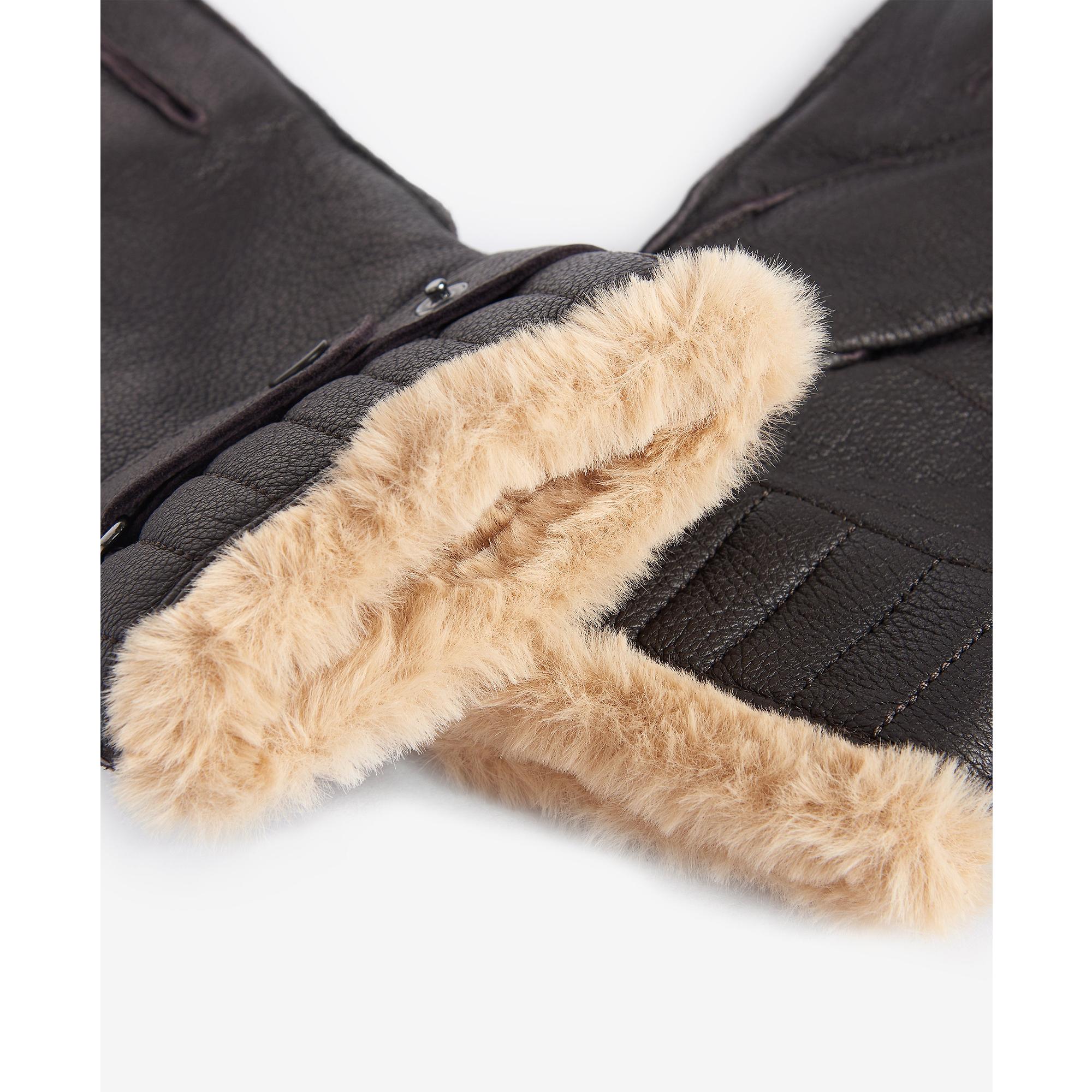 Product image 3 of 4 of Barbour Men's Leather Utility Gloves - Brown
