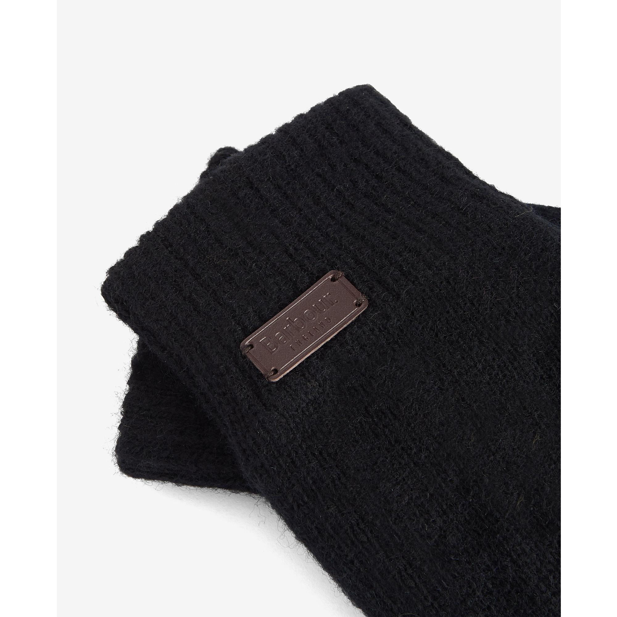 Product image 2 of 3 of Barbour Men's Carlton Knitted Gloves - Black