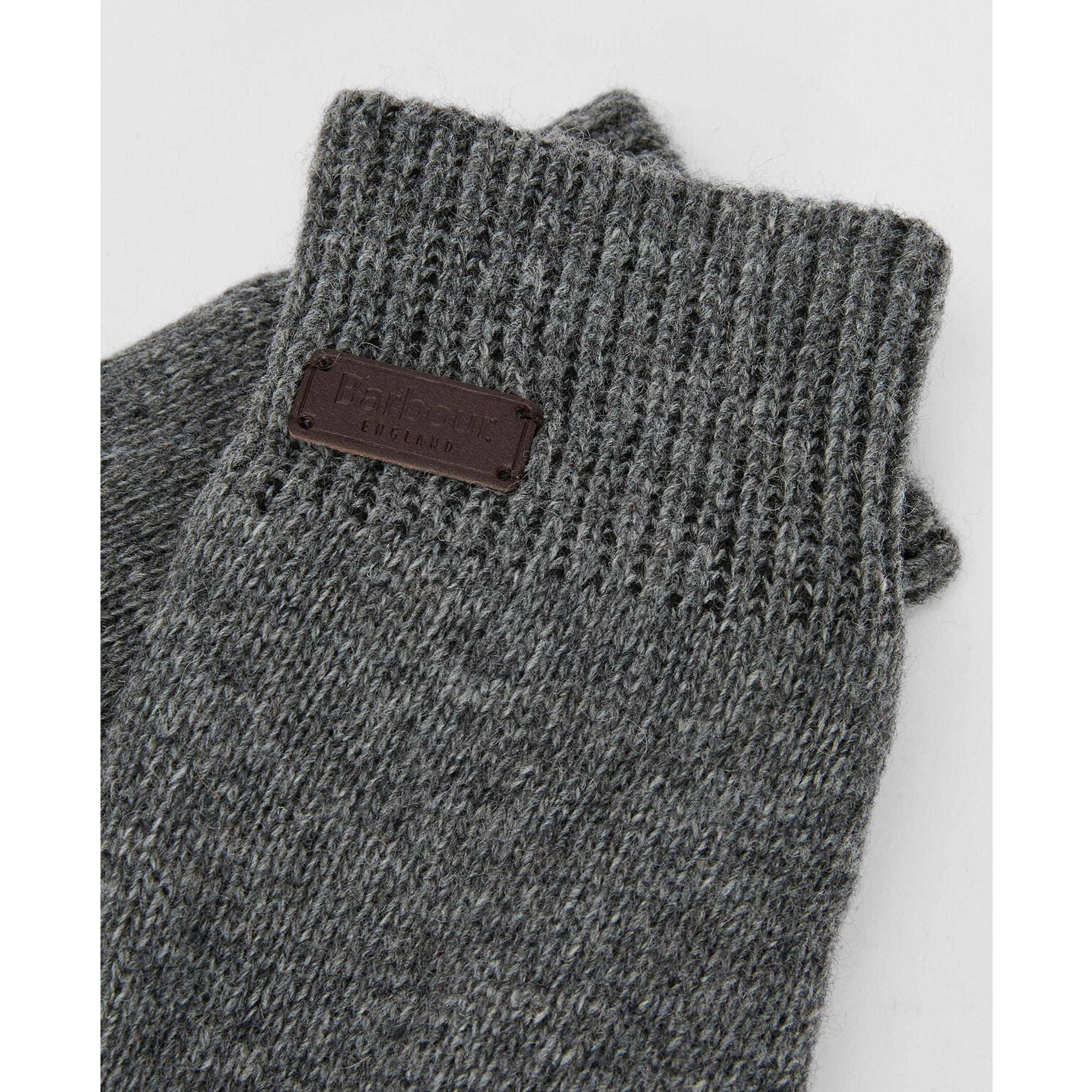 Product image 2 of 2 of Barbour Men's Carlton Knitted Gloves - Grey