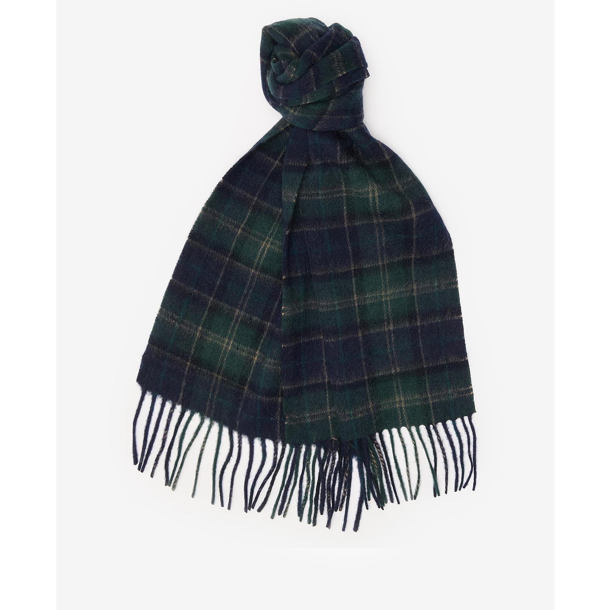 Product image 3 of 4 of Barbour Men's Tartan Scarf & Glove Gift Set - Green Loch Tartan