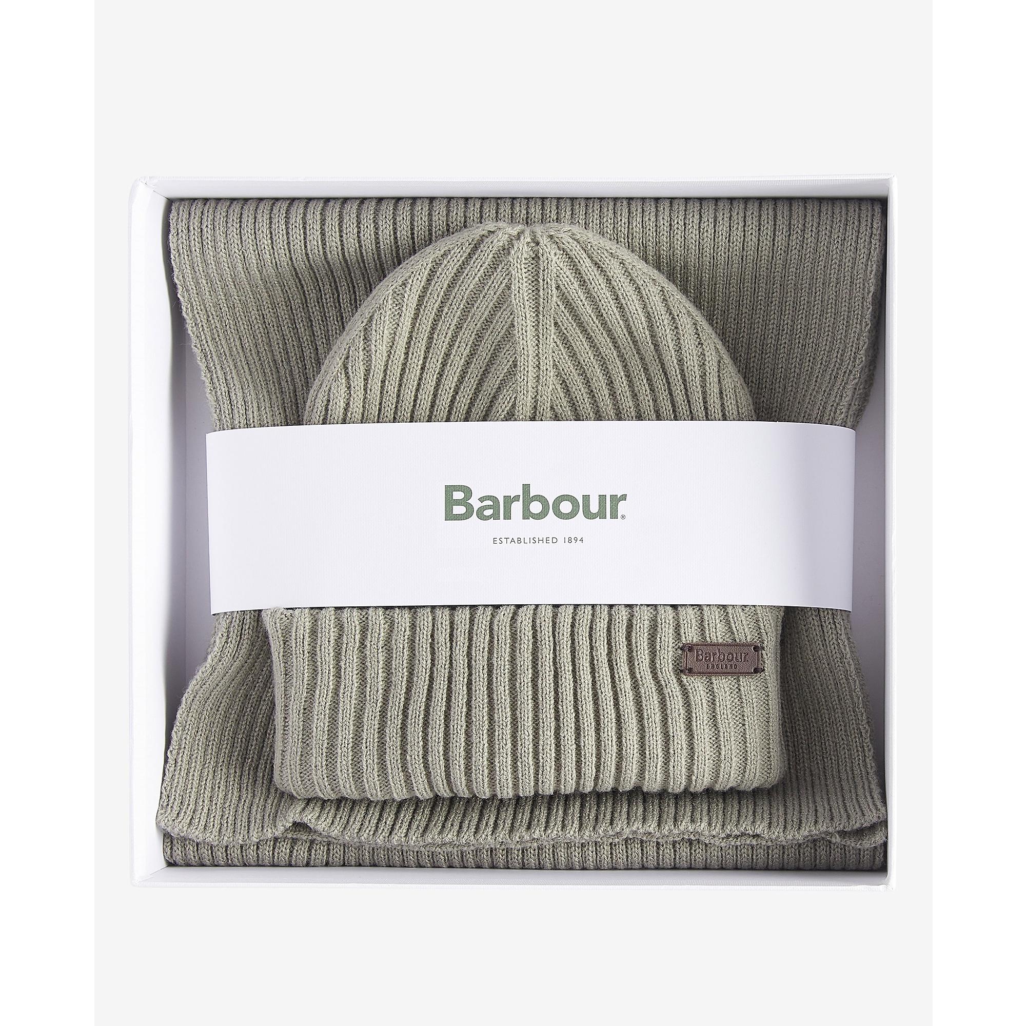Product image 4 of 5 of Barbour Men's Crimdon Beanie & Scarf Gift Set - Grey