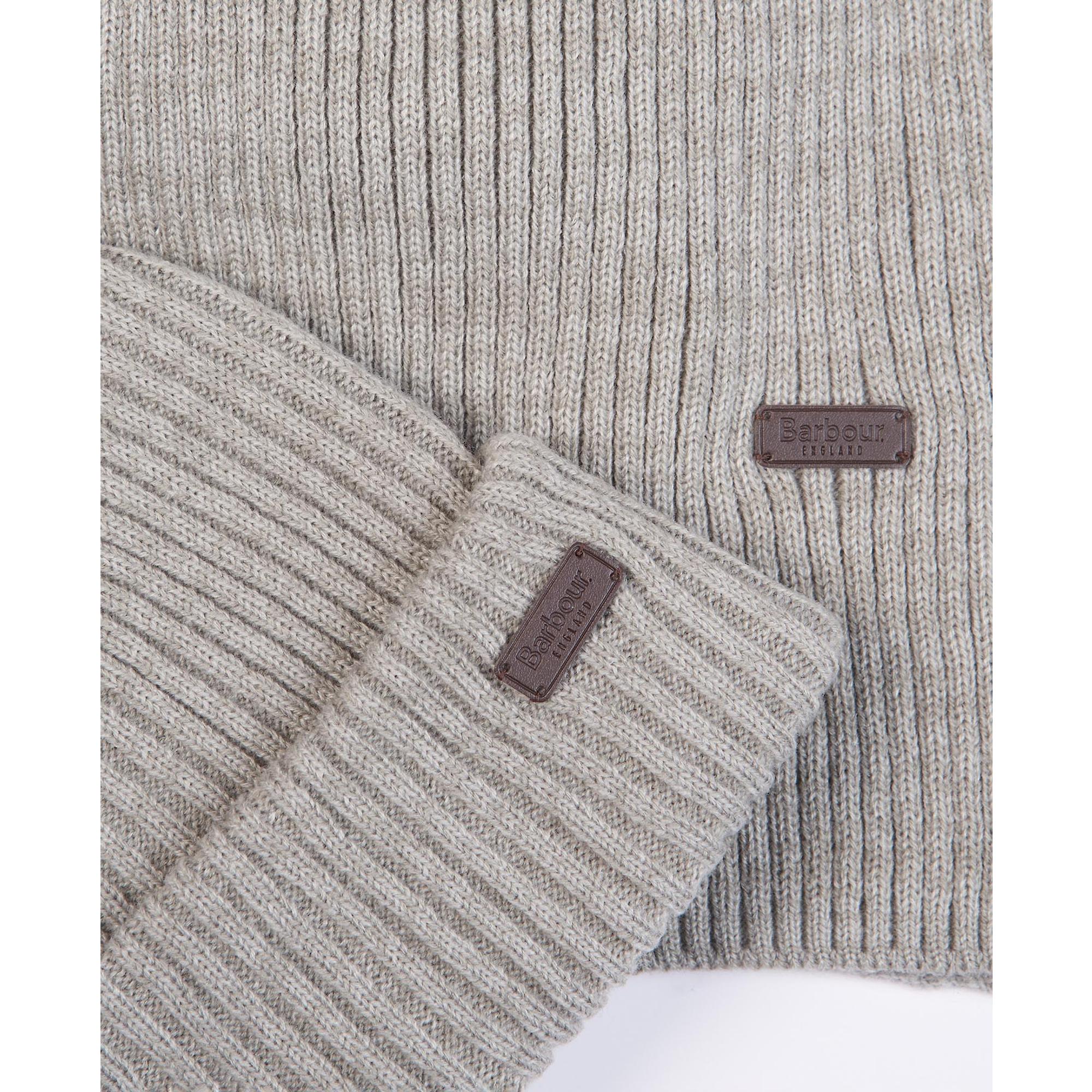 Product image 5 of 5 of Barbour Men's Crimdon Beanie & Scarf Gift Set - Grey