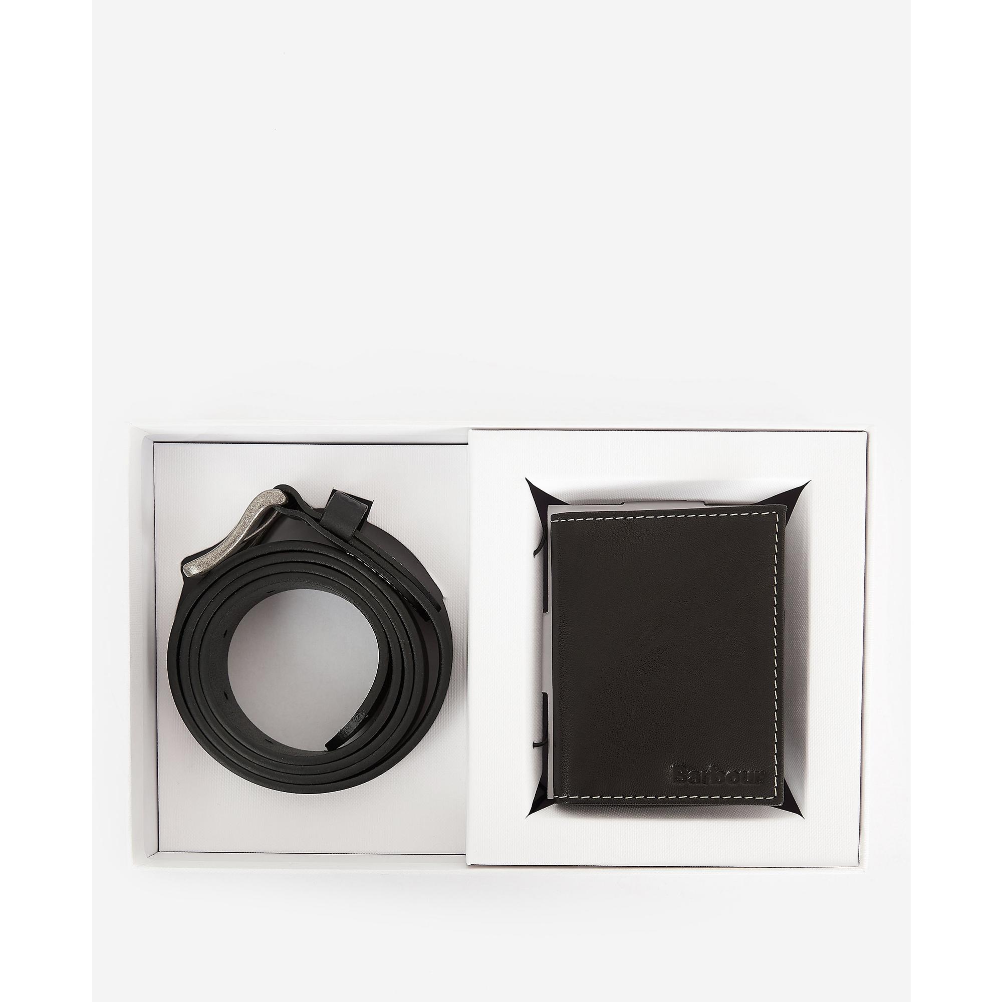 Product image 7 of 7 of Barbour Men's Leather Belt & Billfold Gift Set - Classic Black