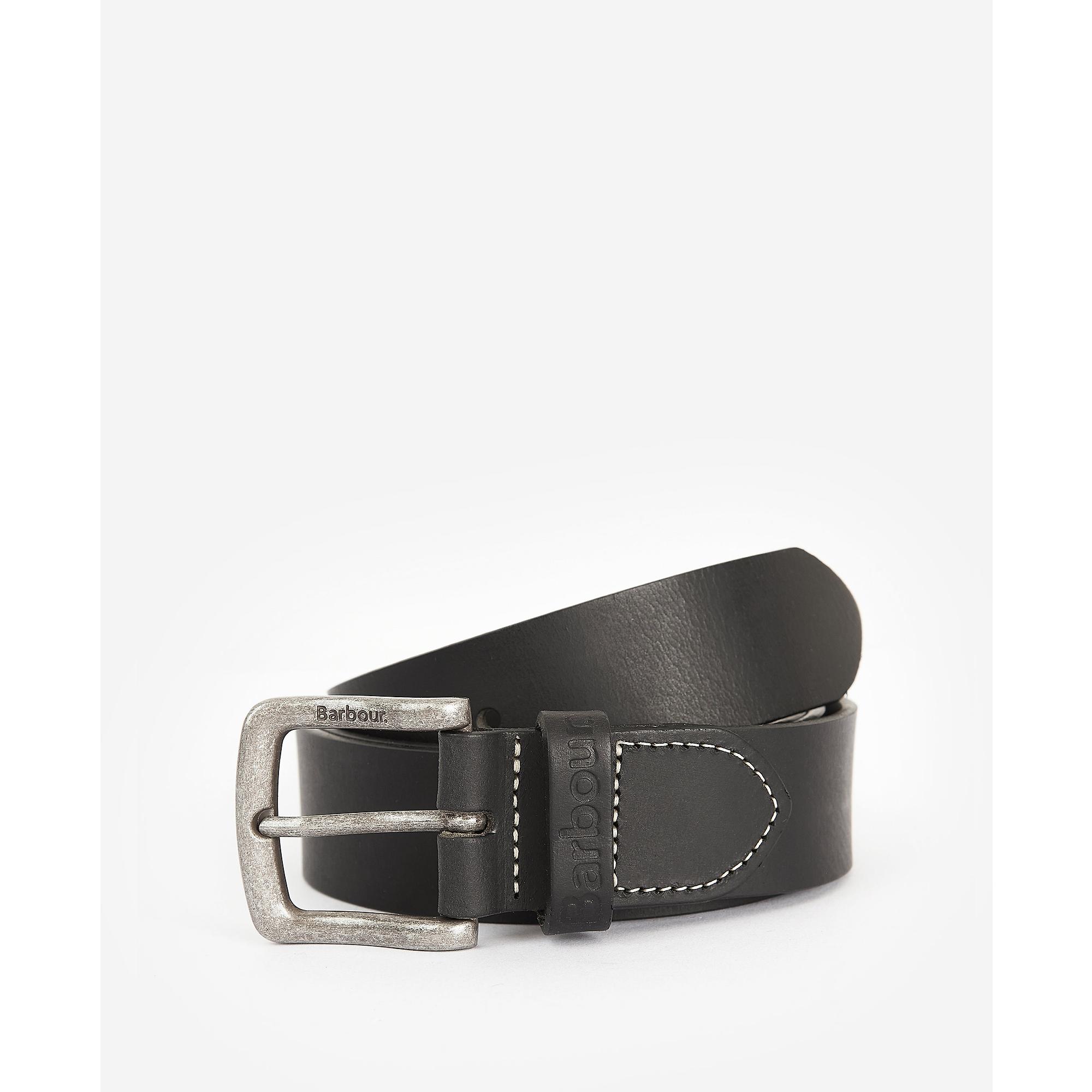 Product image 4 of 7 of Barbour Men's Leather Belt & Billfold Gift Set - Classic Black
