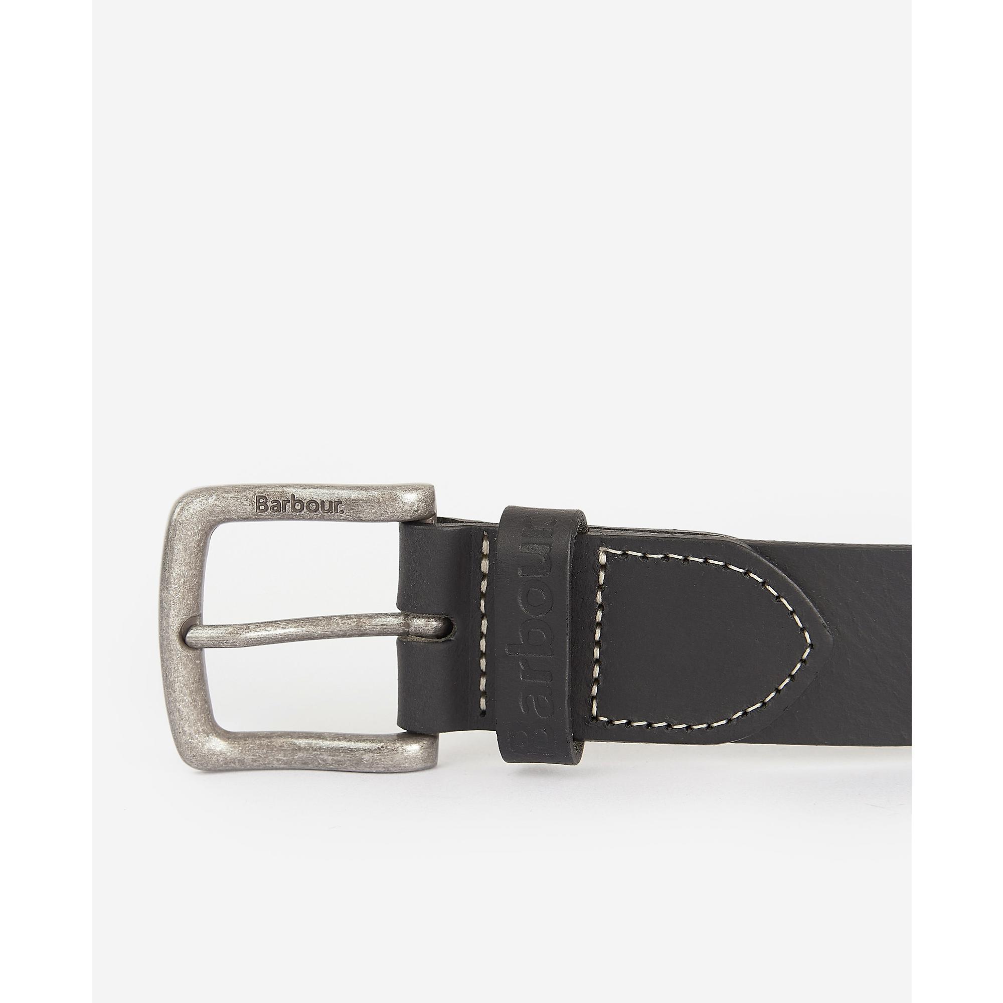 Product image 6 of 7 of Barbour Men's Leather Belt & Billfold Gift Set - Classic Black