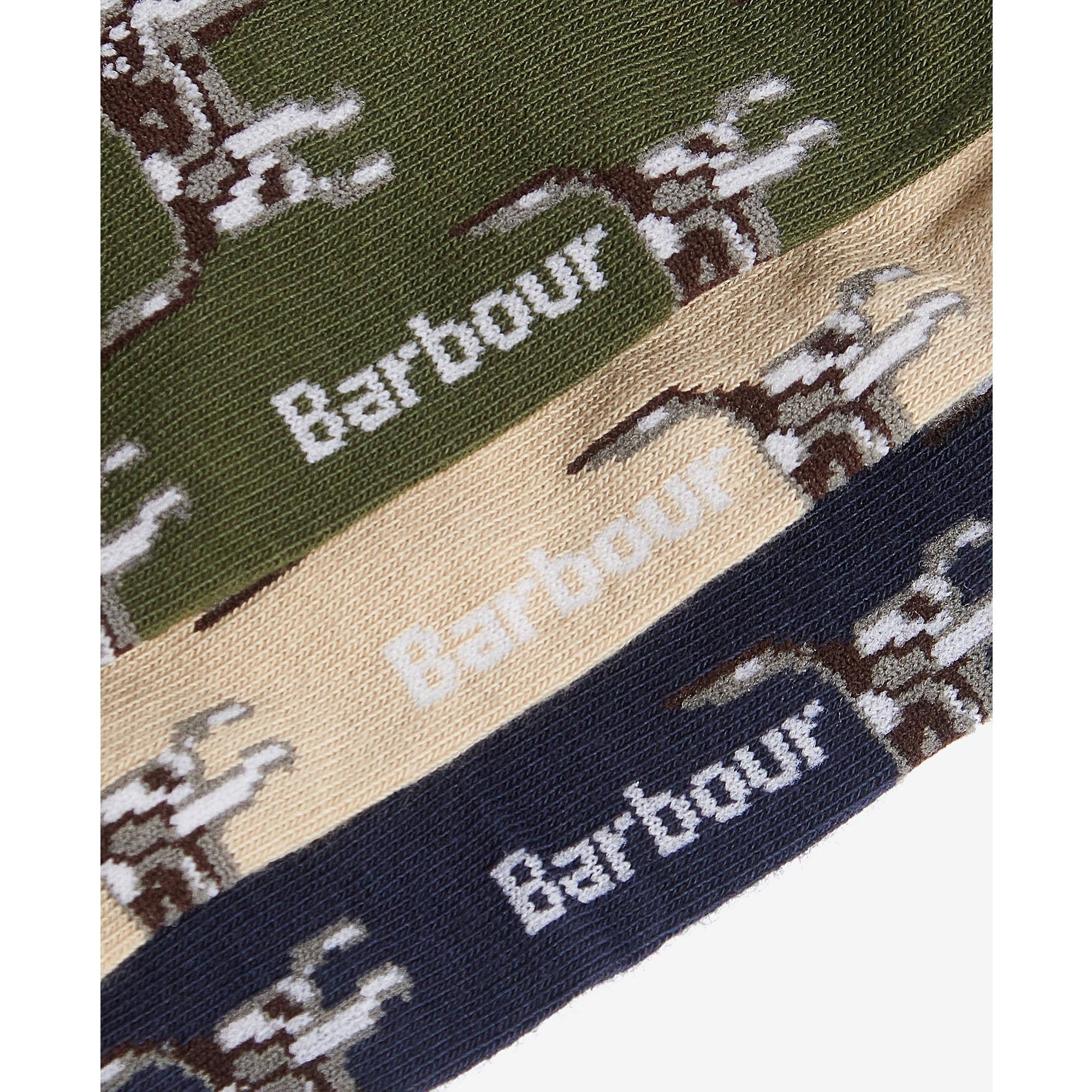 Product image 3 of 4 of Barbour Men's Pointer Dog Socks Gift Box UK 7-11 - Forest Mist