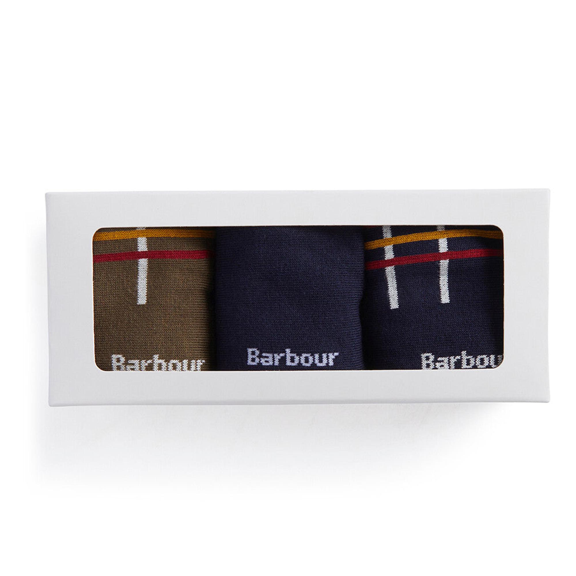 Product image 4 of 4 of Barbour Men's Tartan Sock Gift Box 3 Pack - Classic Tartan