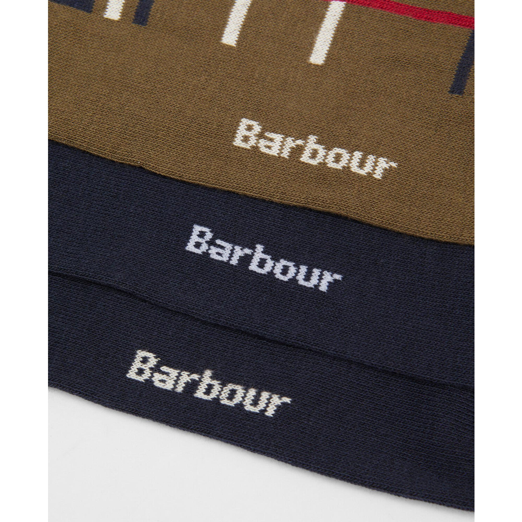 Product image 2 of 4 of Barbour Men's Tartan Sock Gift Box 3 Pack - Classic Tartan