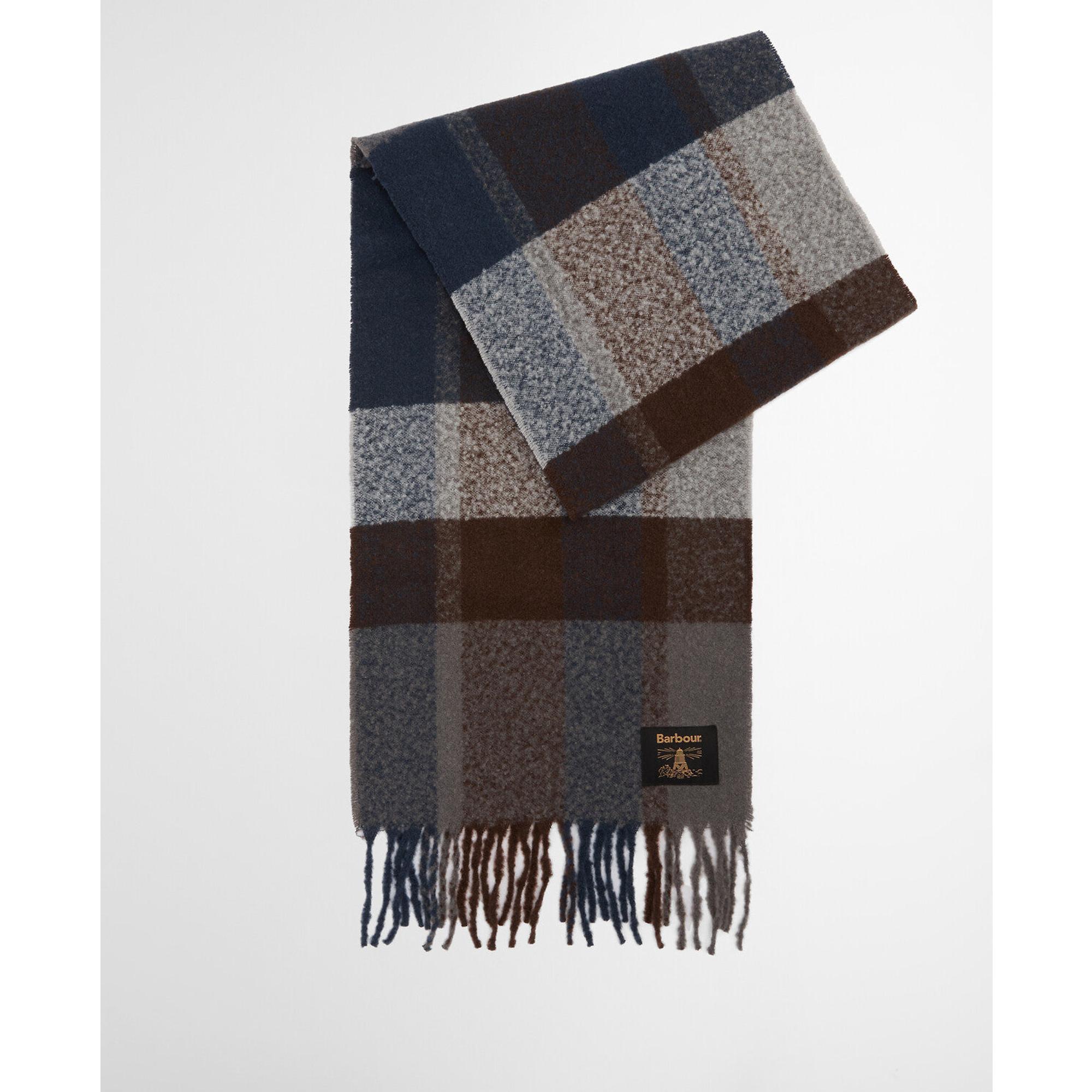 Barbour Men's Westerdale Beanie and Scarf Gift Set Midnight Oak