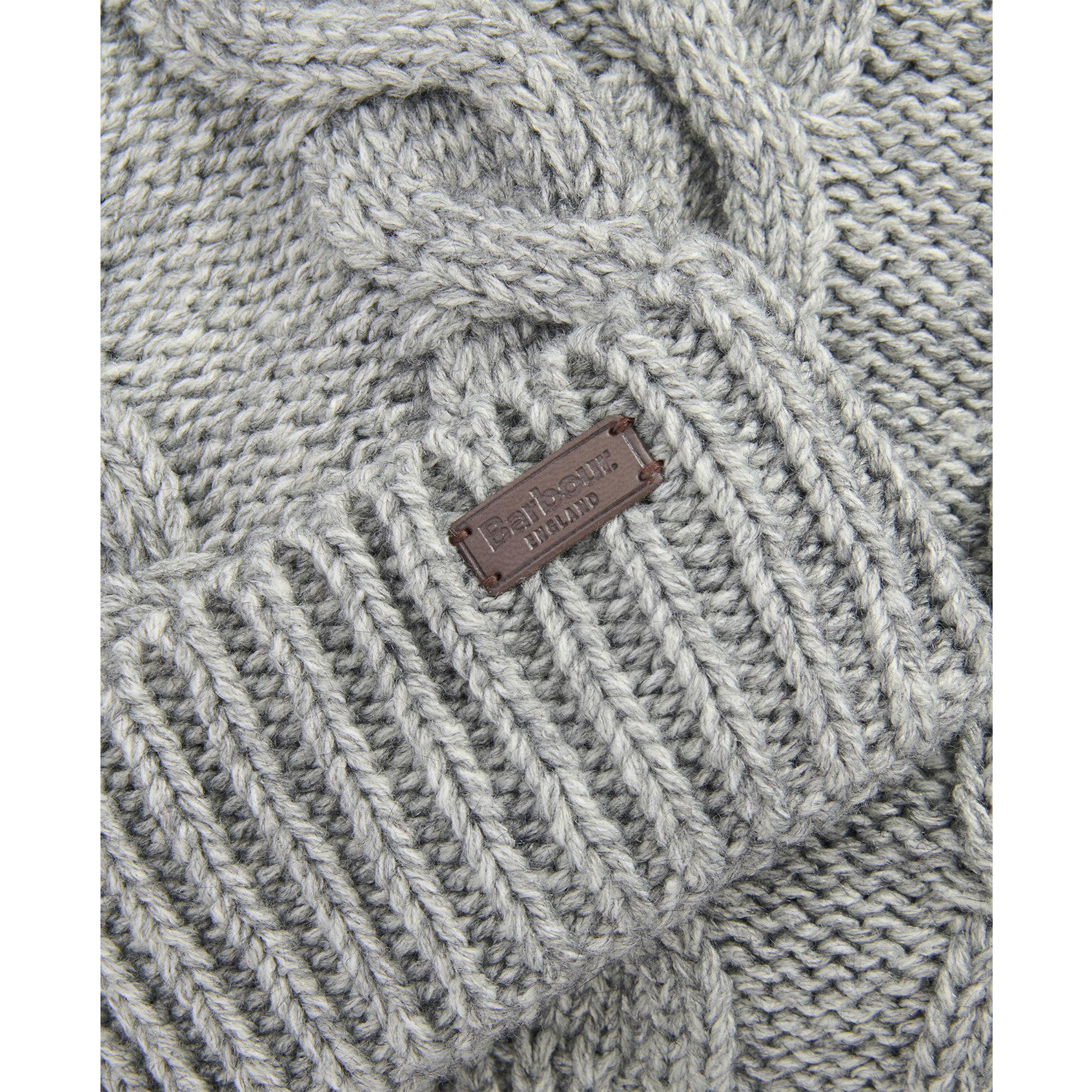 Product image 4 of 9 of Barbour Men's Jesmond Beanie and Scarf Gift Set - Mid Grey