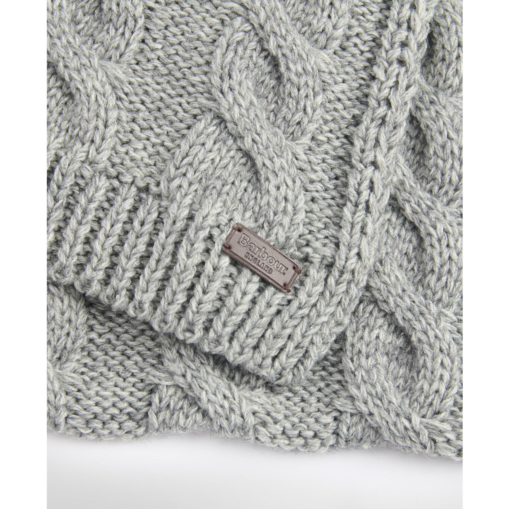 Product image 5 of 9 of Barbour Men's Jesmond Beanie and Scarf Gift Set - Mid Grey