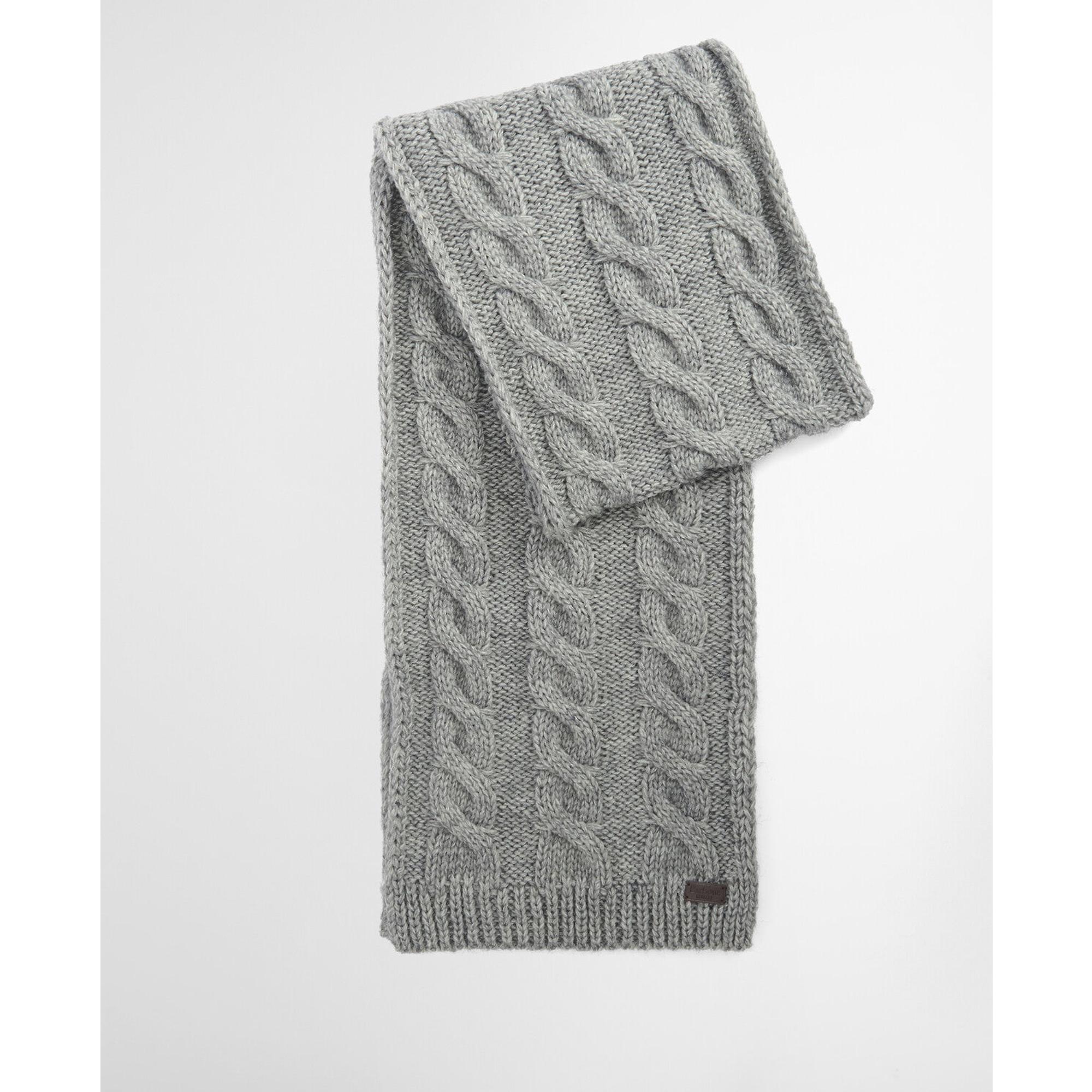 Product image 6 of 9 of Barbour Men's Jesmond Beanie and Scarf Gift Set - Mid Grey