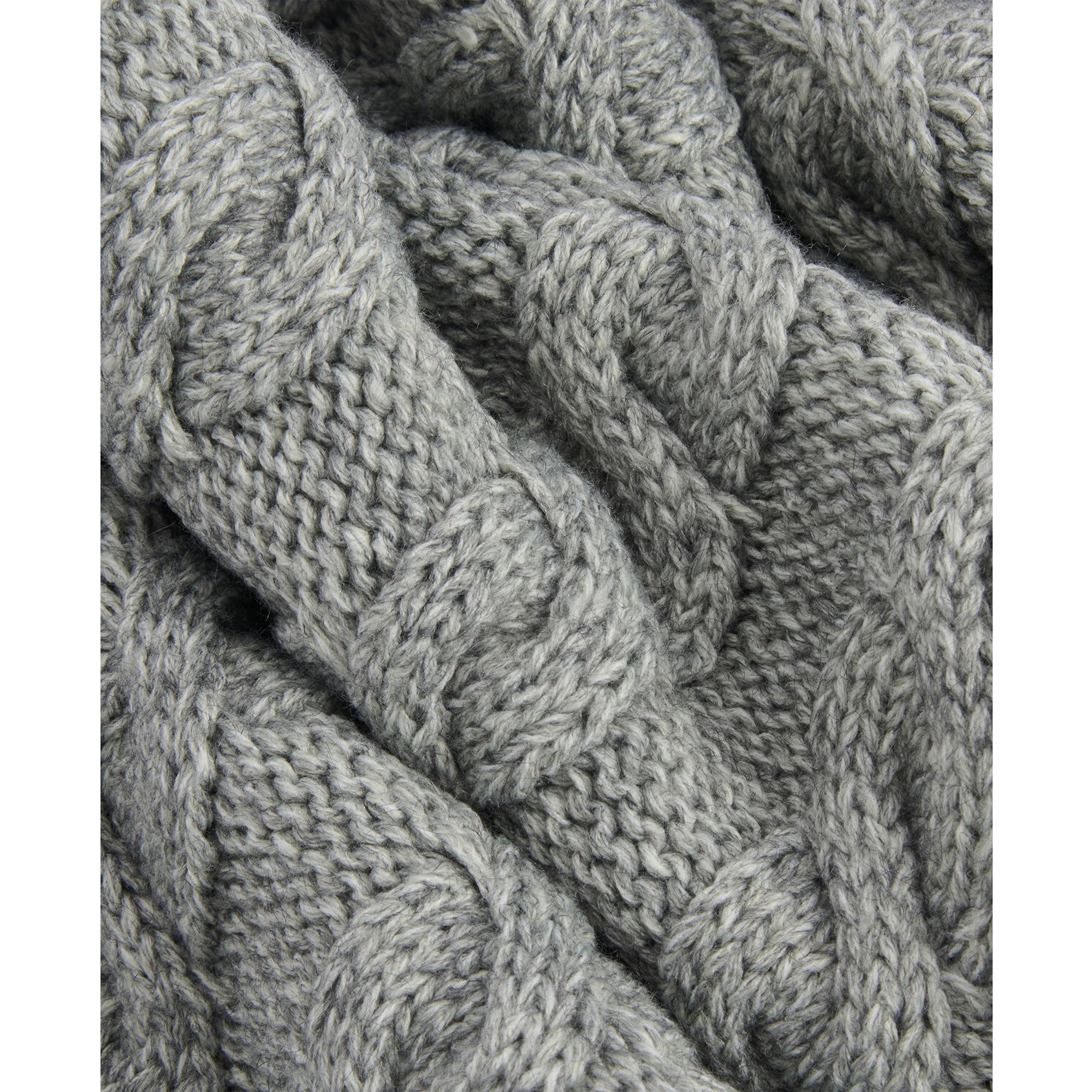 Product image 9 of 9 of Barbour Men's Jesmond Beanie and Scarf Gift Set - Mid Grey