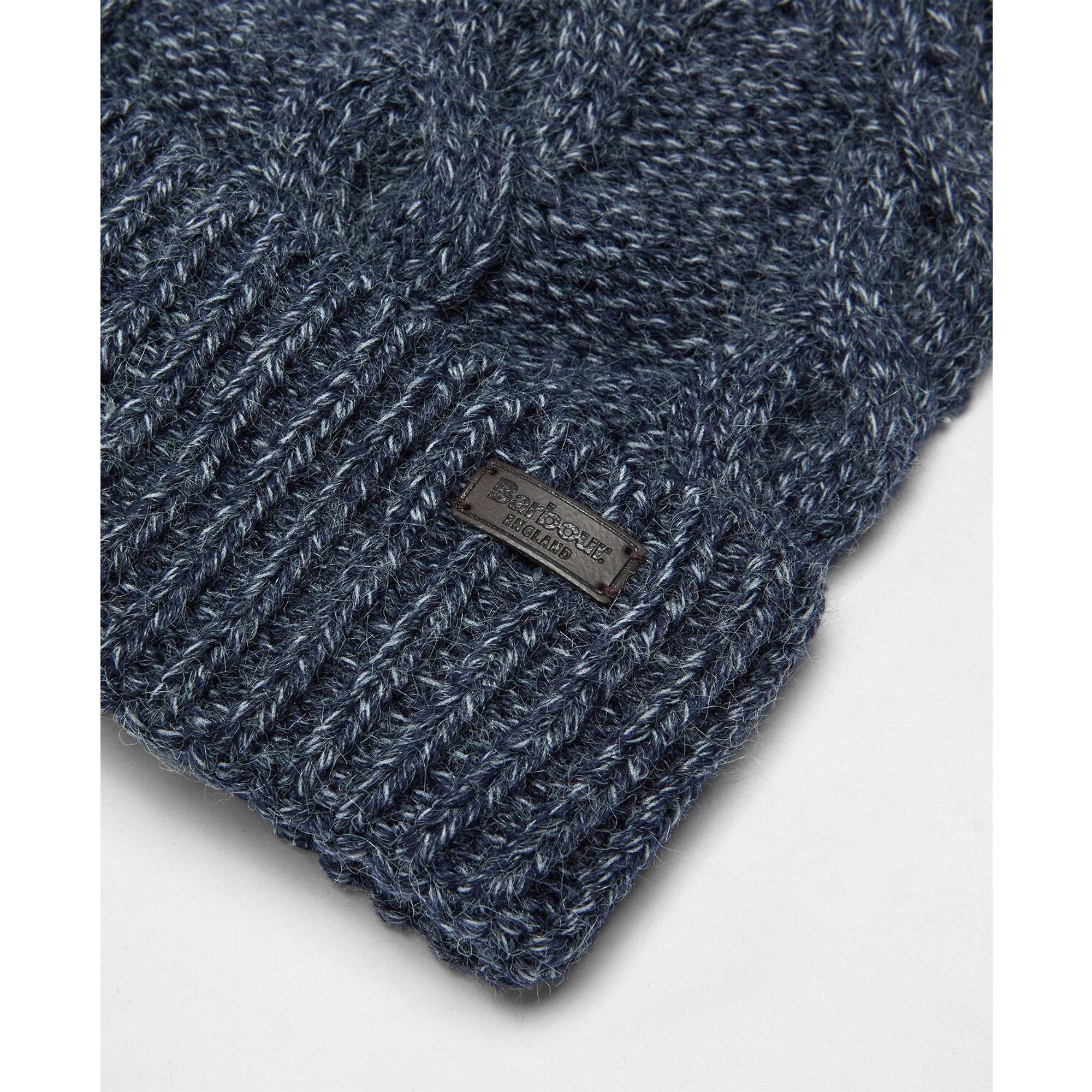 Product image 5 of 10 of Barbour Men's Jesmond Beanie and Scarf Gift Set - Navy