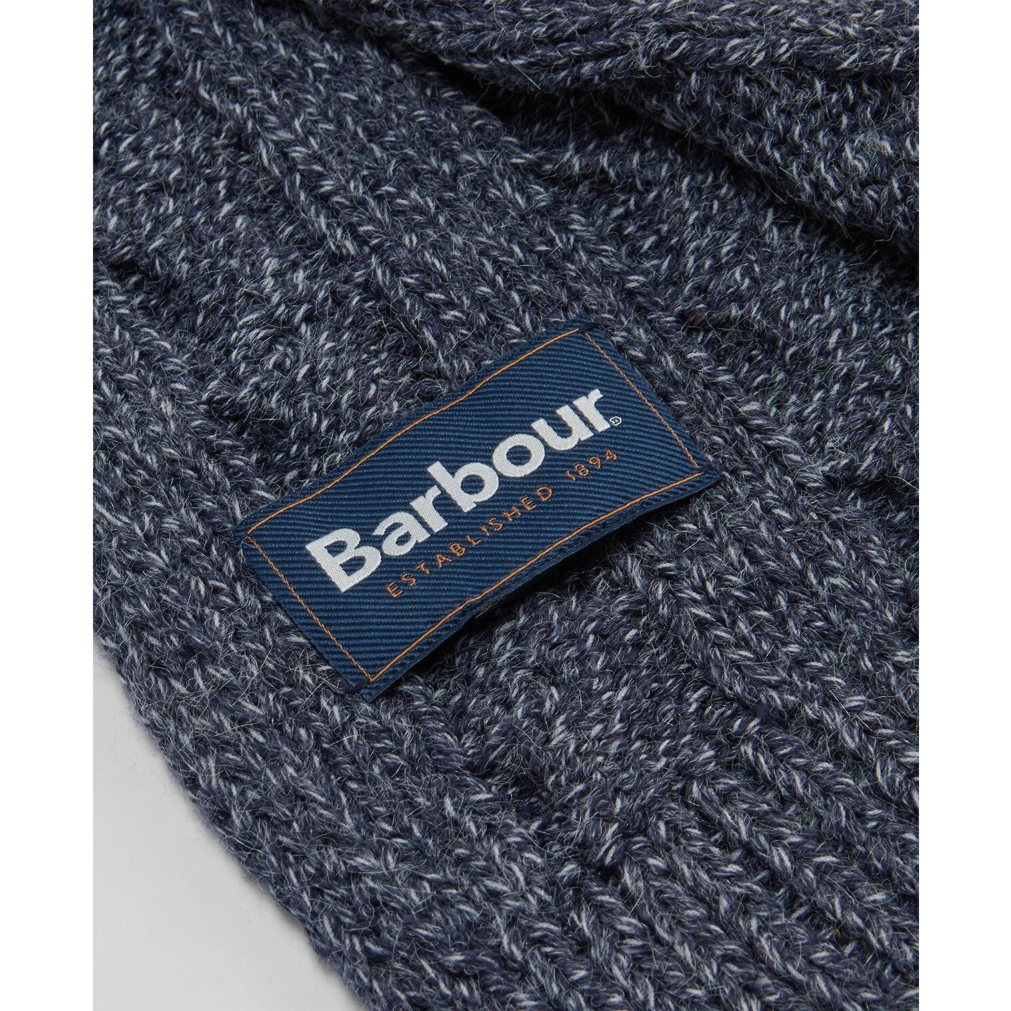 Product image 8 of 10 of Barbour Men's Jesmond Beanie and Scarf Gift Set - Navy