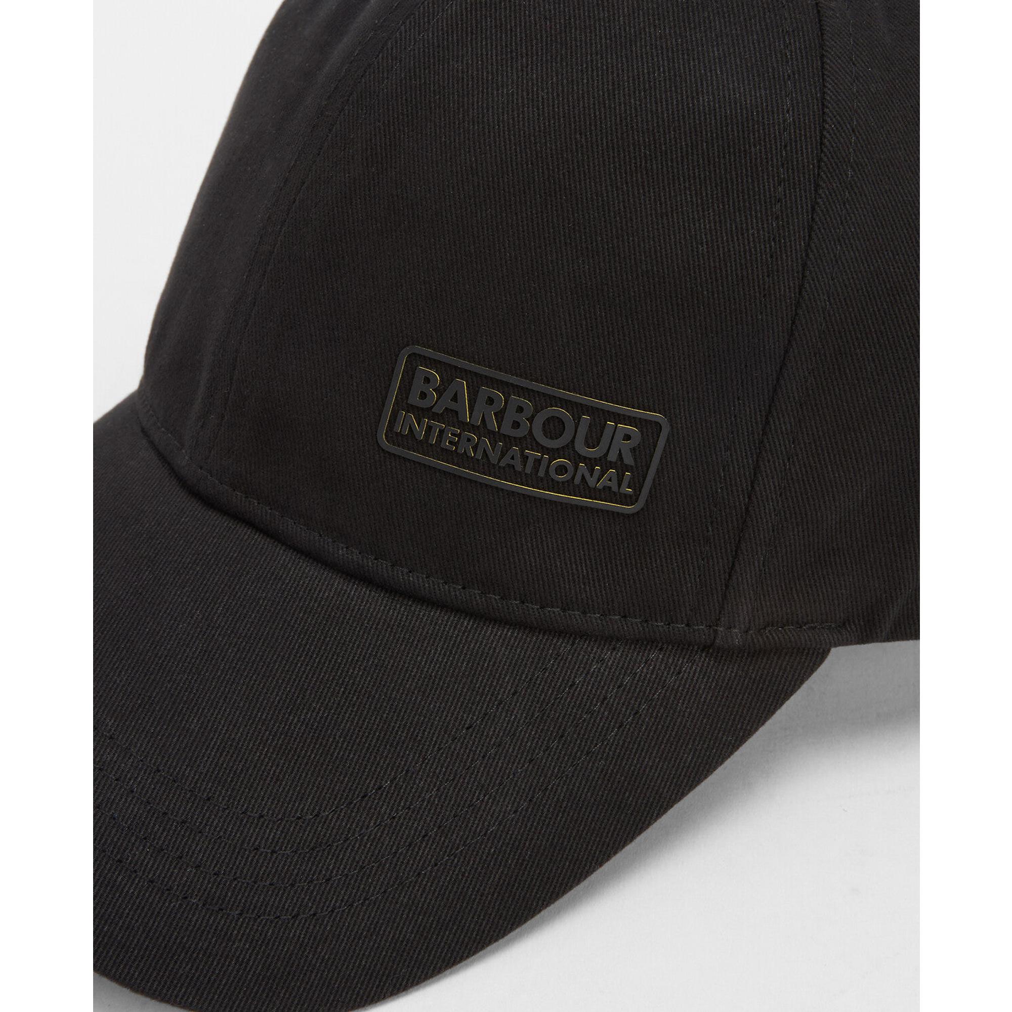 Product image 6 of 9 of Barbour International Men's Norton Drill Sports Cap - Black/Shadow