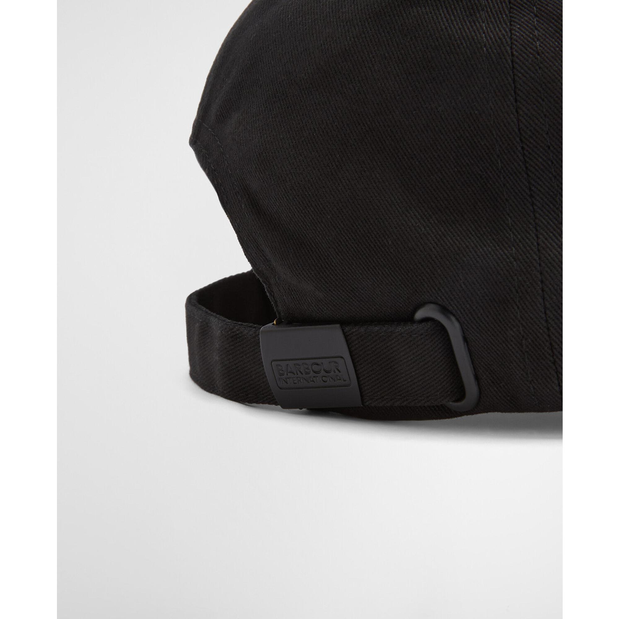 Product image 7 of 9 of Barbour International Men's Norton Drill Sports Cap - Black/Shadow