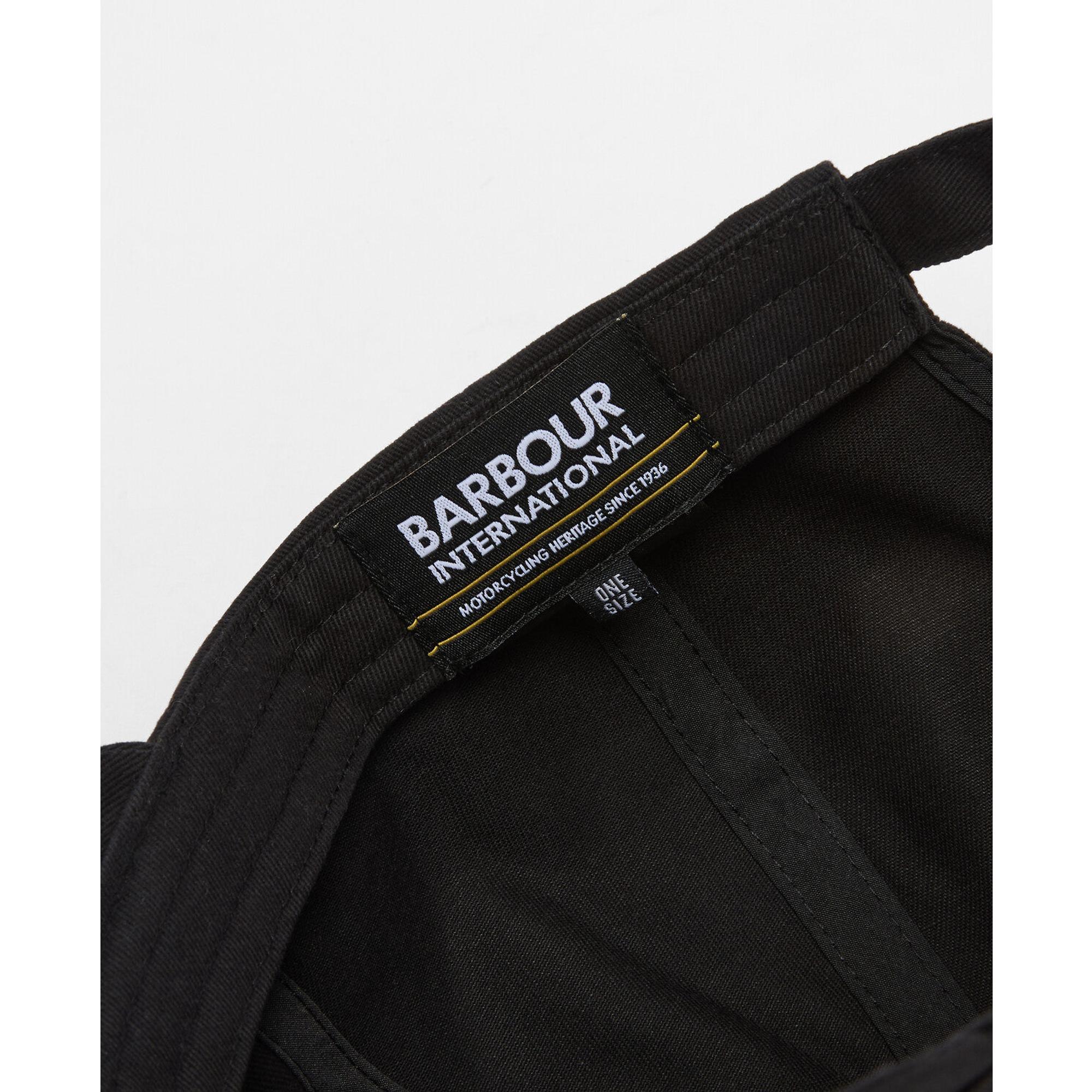 Product image 9 of 9 of Barbour International Men's Norton Drill Sports Cap - Black/Shadow