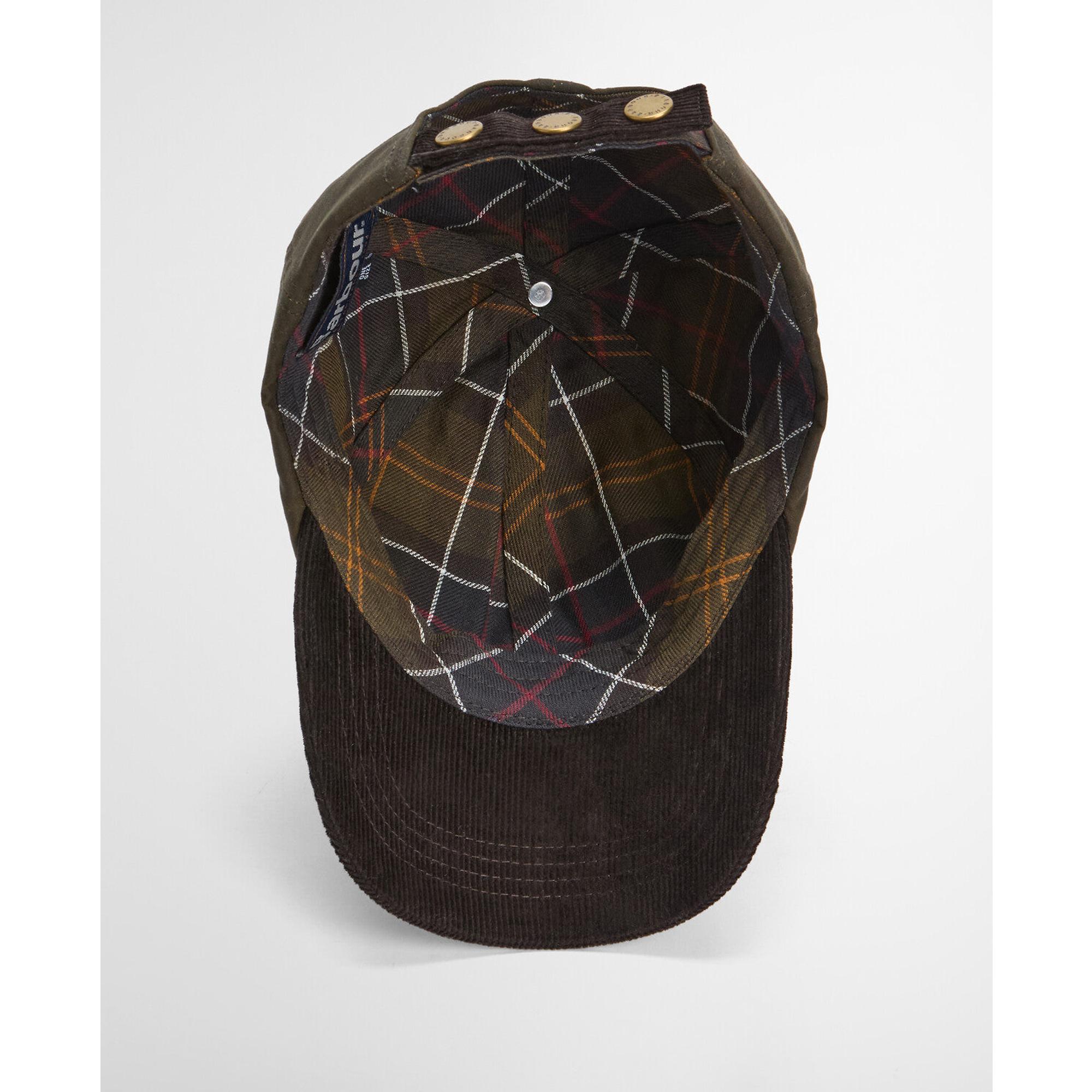 Product image 8 of 10 of Barbour Men's Ashby Cap - Olive/Brown