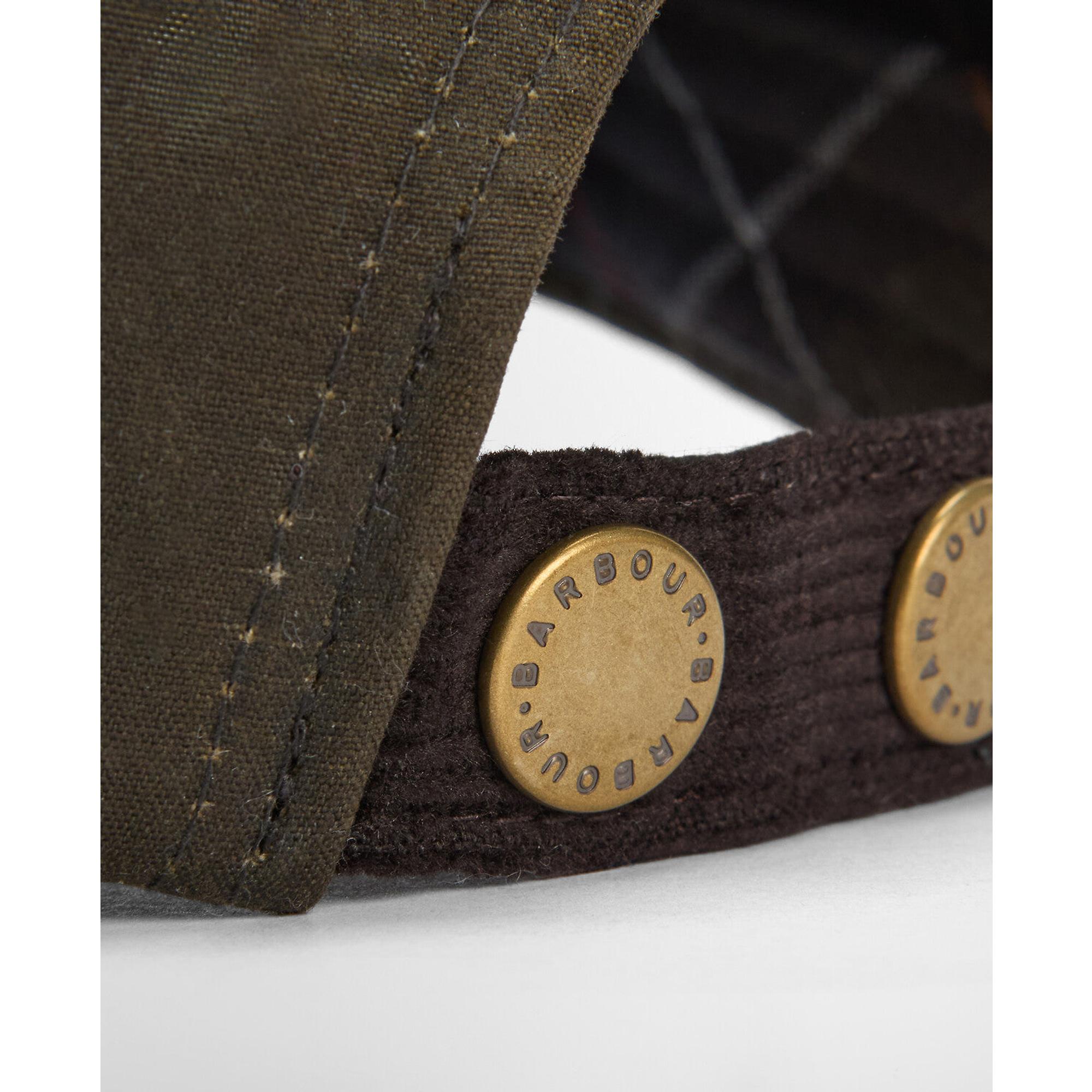 Product image 10 of 10 of Barbour Men's Ashby Cap - Olive/Brown