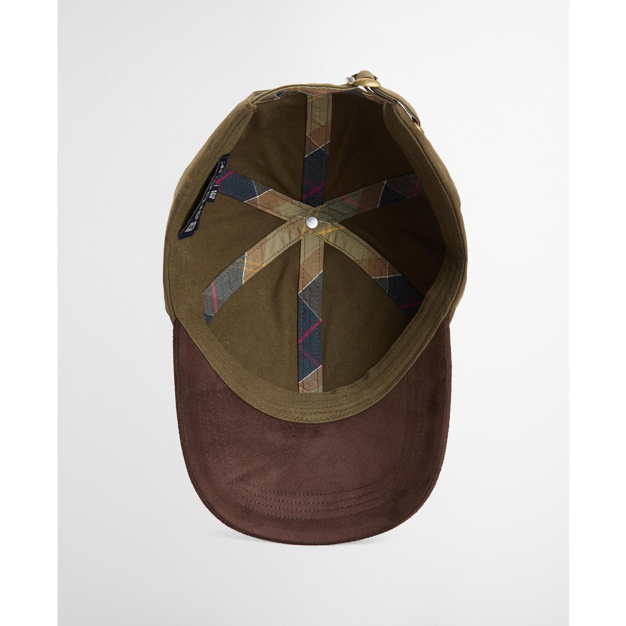 Product image 9 of 11 of Barbour Men's Langdale Cap - Olive/Brown